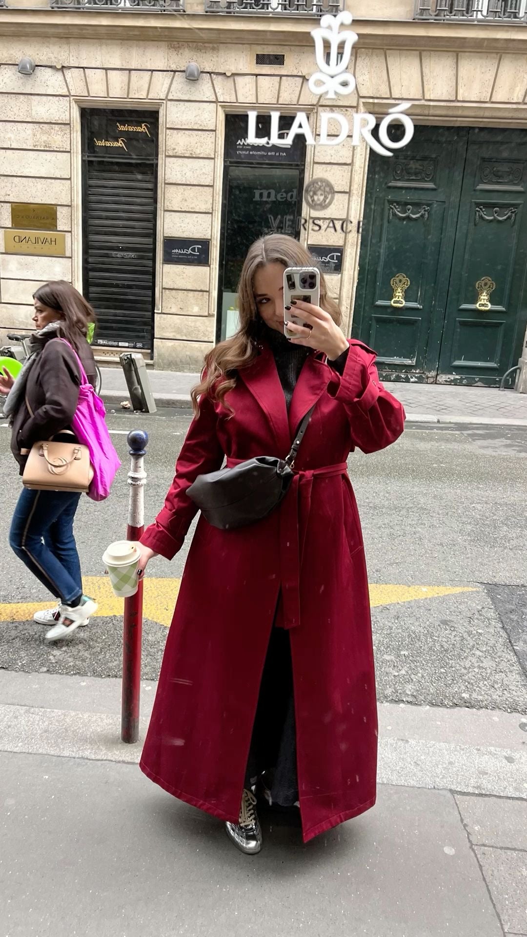 The Scarlet Statement Trench Coat