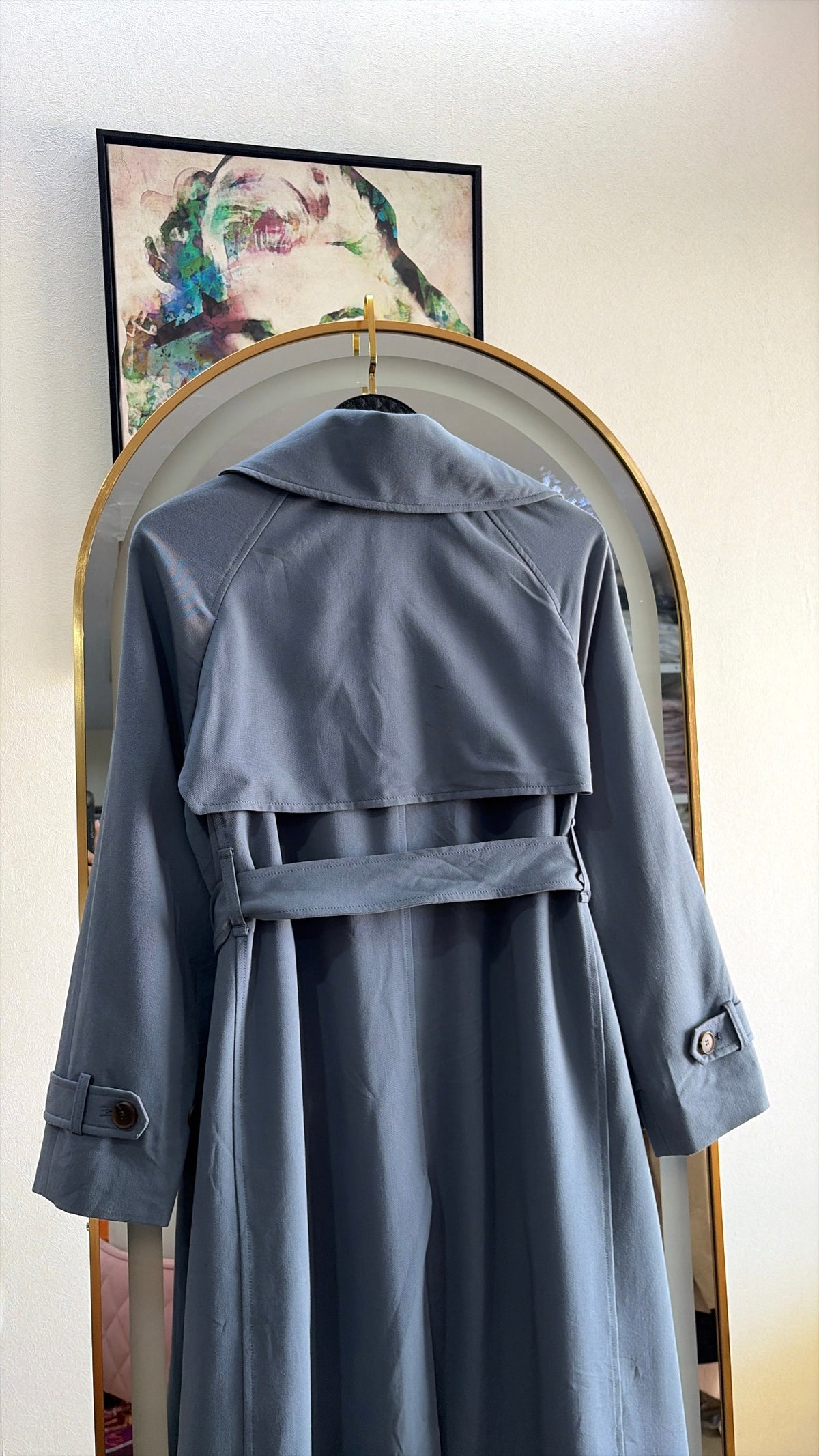 The Blue Mist Trench Coat
