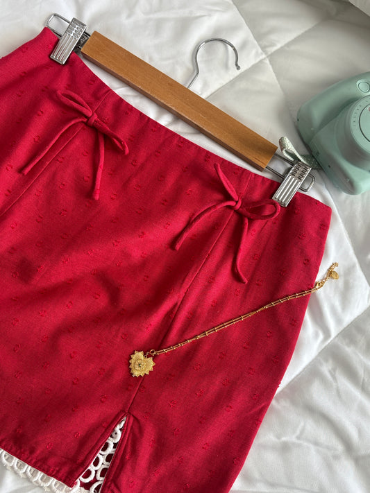 Scarlet Bow Skirt