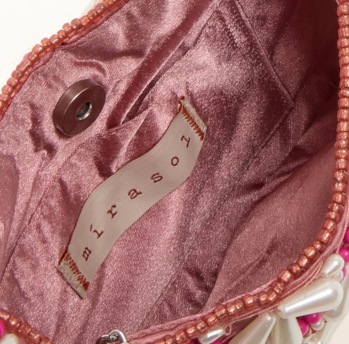 Rosé Pearl Scallop Bag