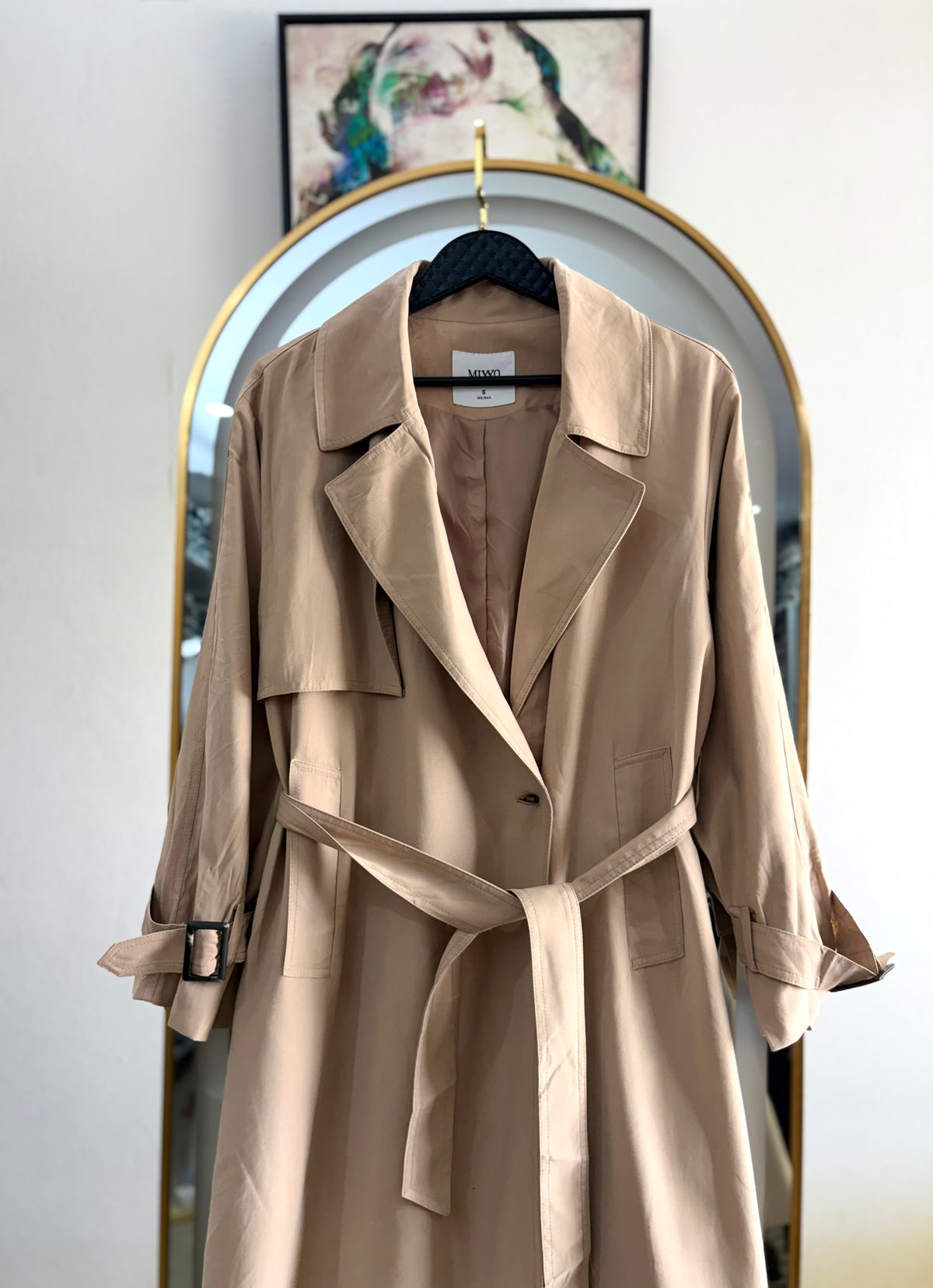 The Parisian Taupe Trench Coat