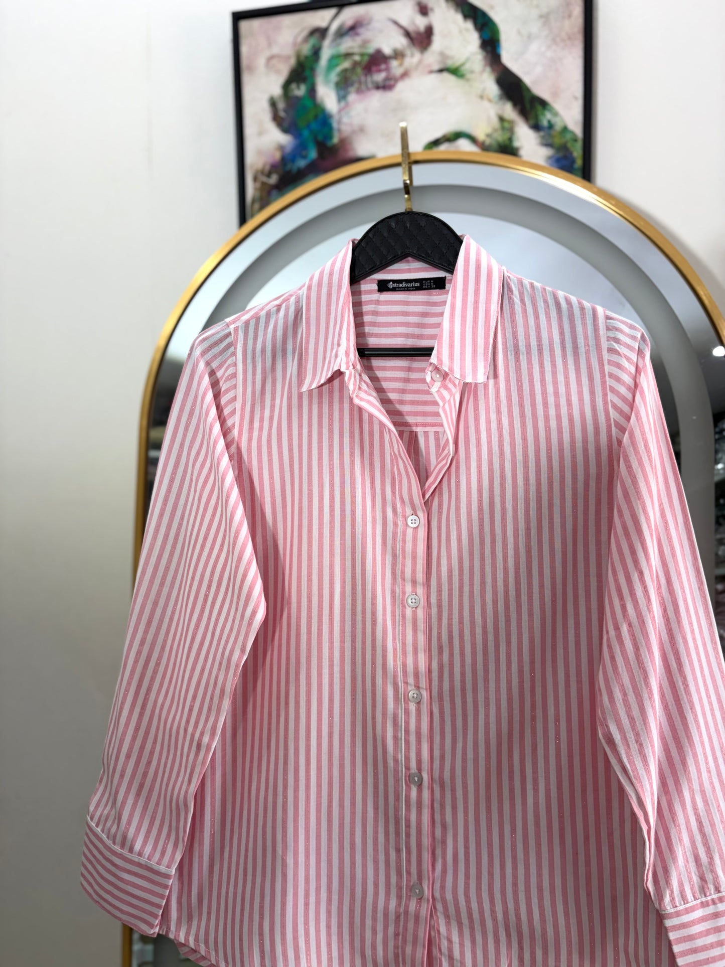 Pink Stripe Shirt