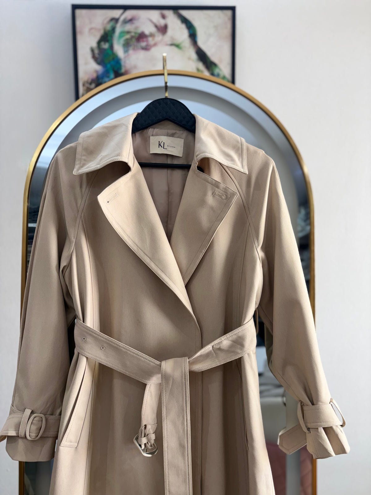 The Champagne Flow Trench Coat