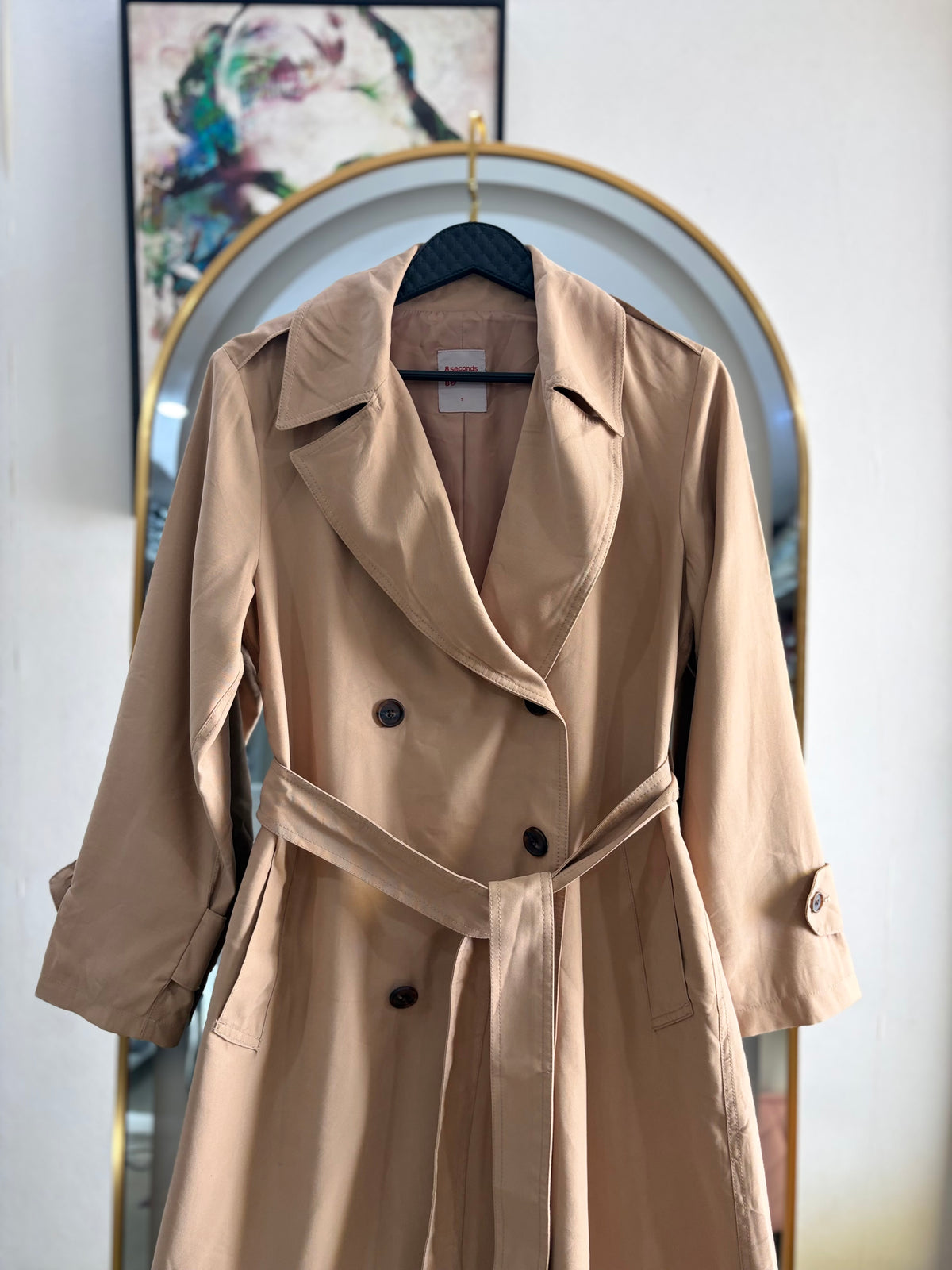 The Camel Classic Trench Coat