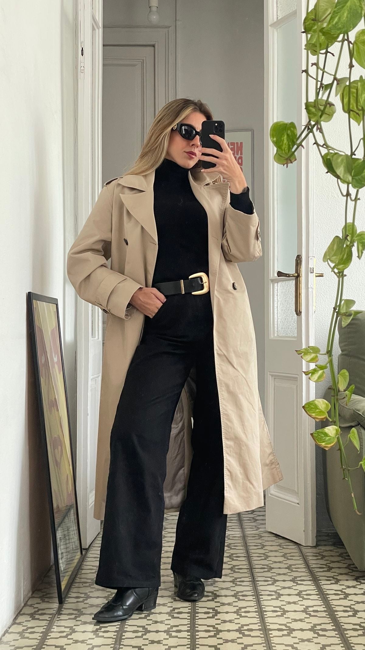 The Parisian Taupe Trench Coat