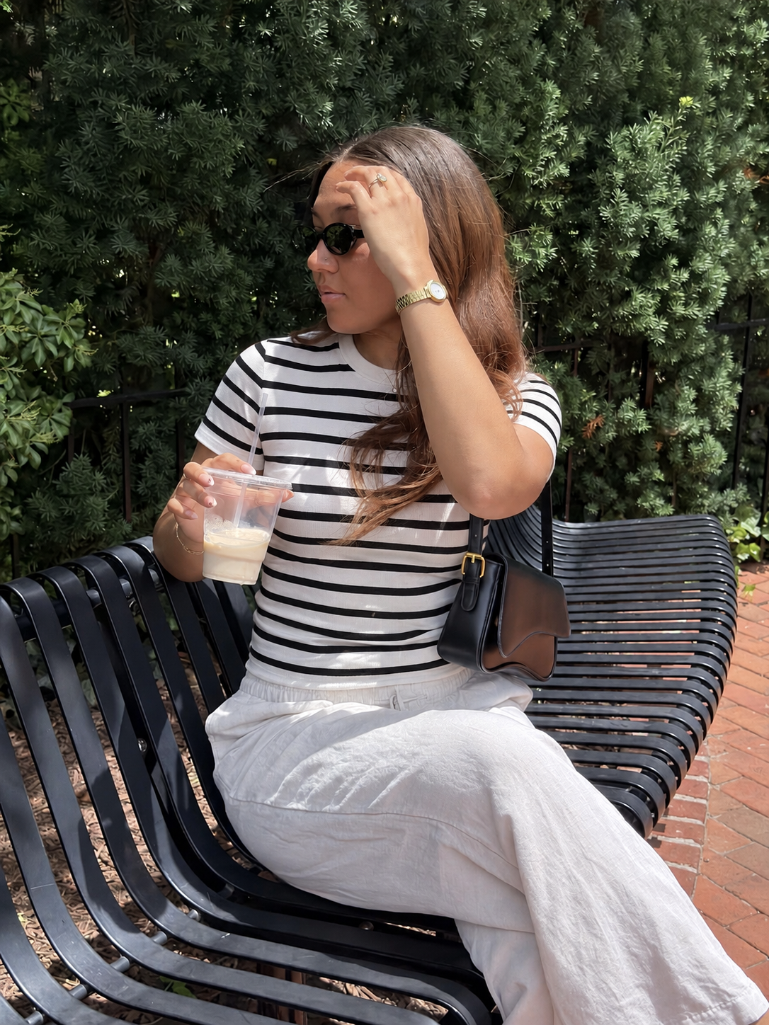 Off-Duty Stripes Tee