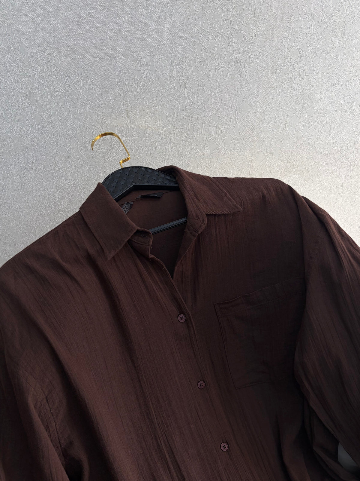 Oversized Linen-Cotton Shirt