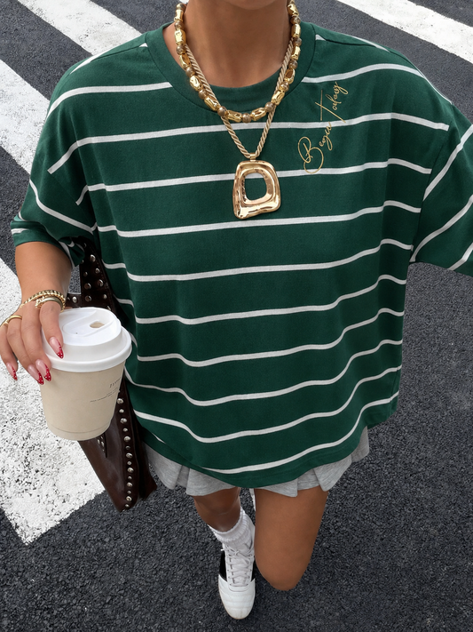 Stripe Oversized Tee
