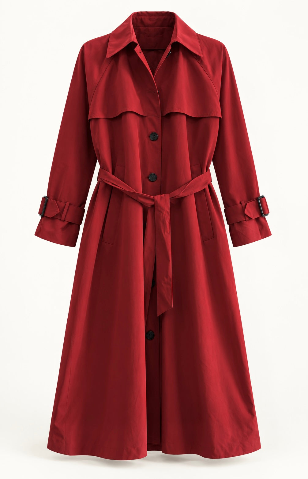The Scarlet Statement Trench Coat
