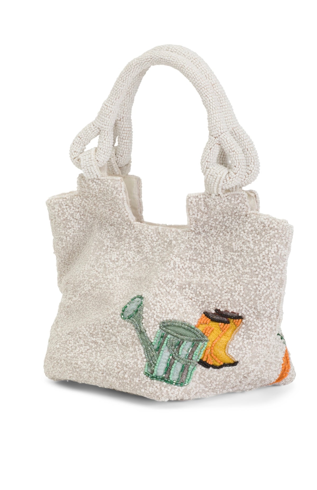 Plant Lover Beaded Mini Tote