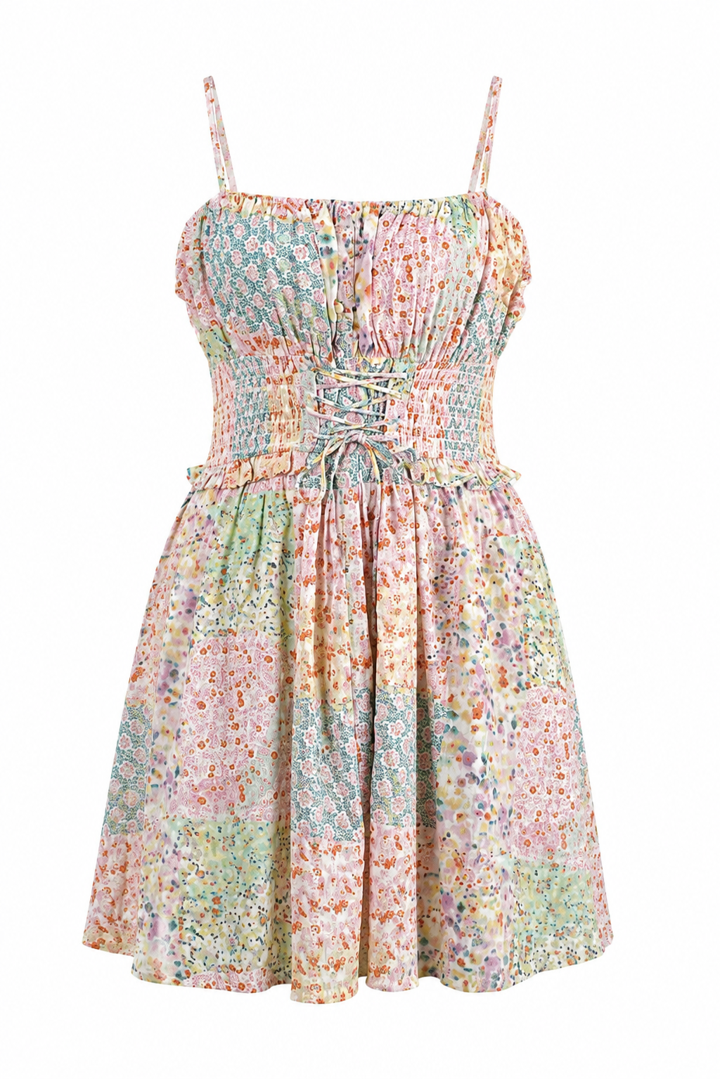 Soft Bloom Corset Dress