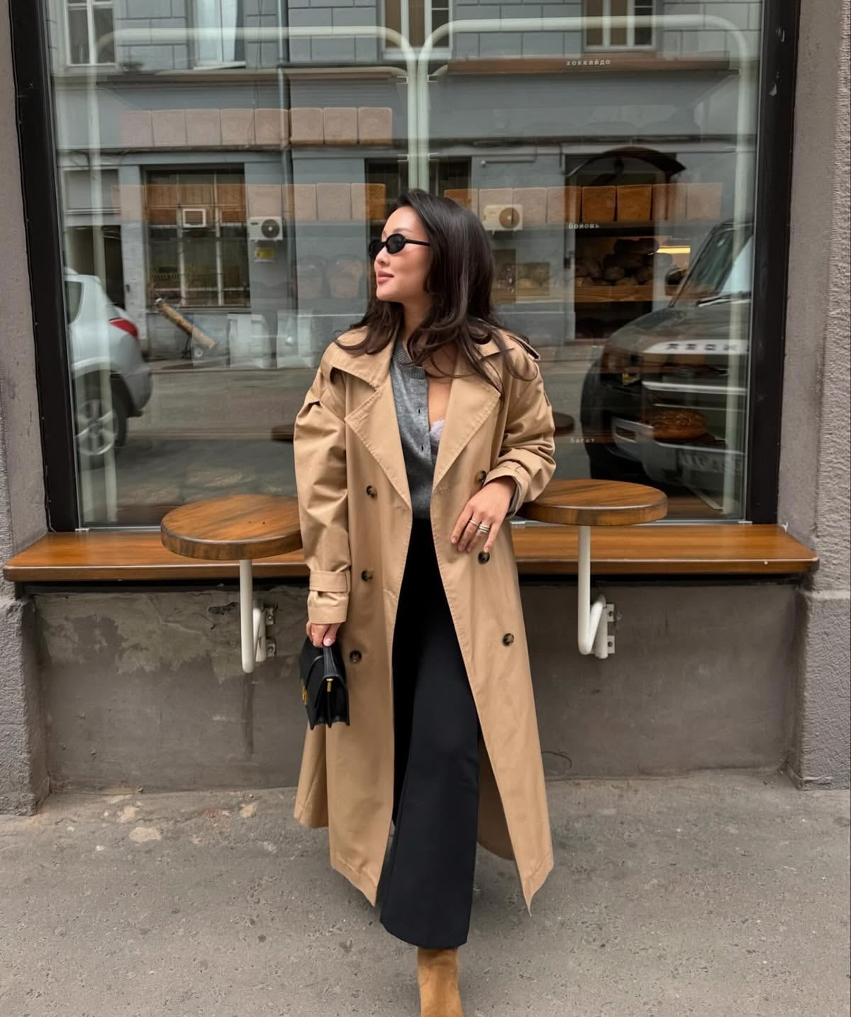 The Golden Camel Trench Coat