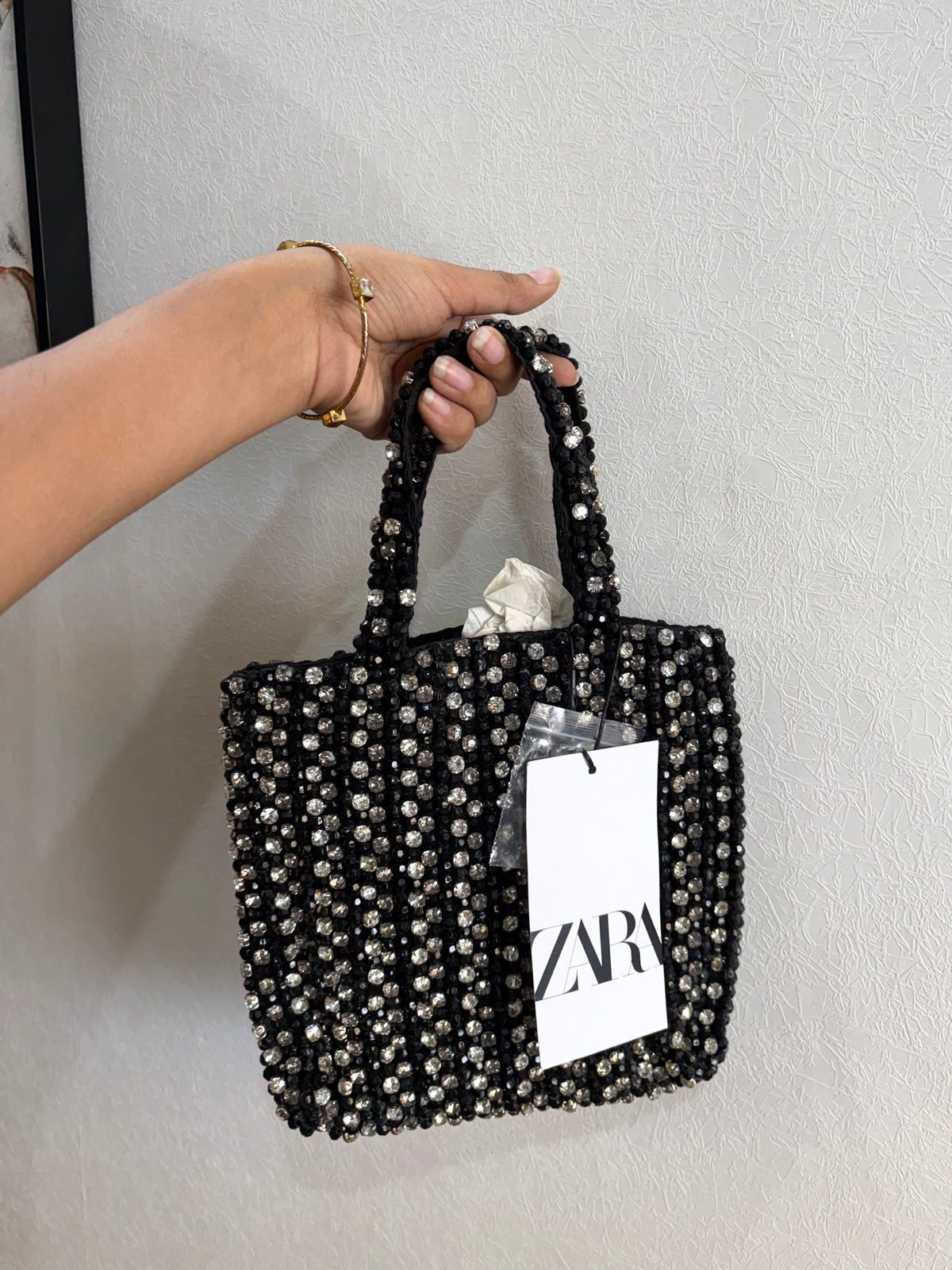 Midnight Crystal Mini Tote