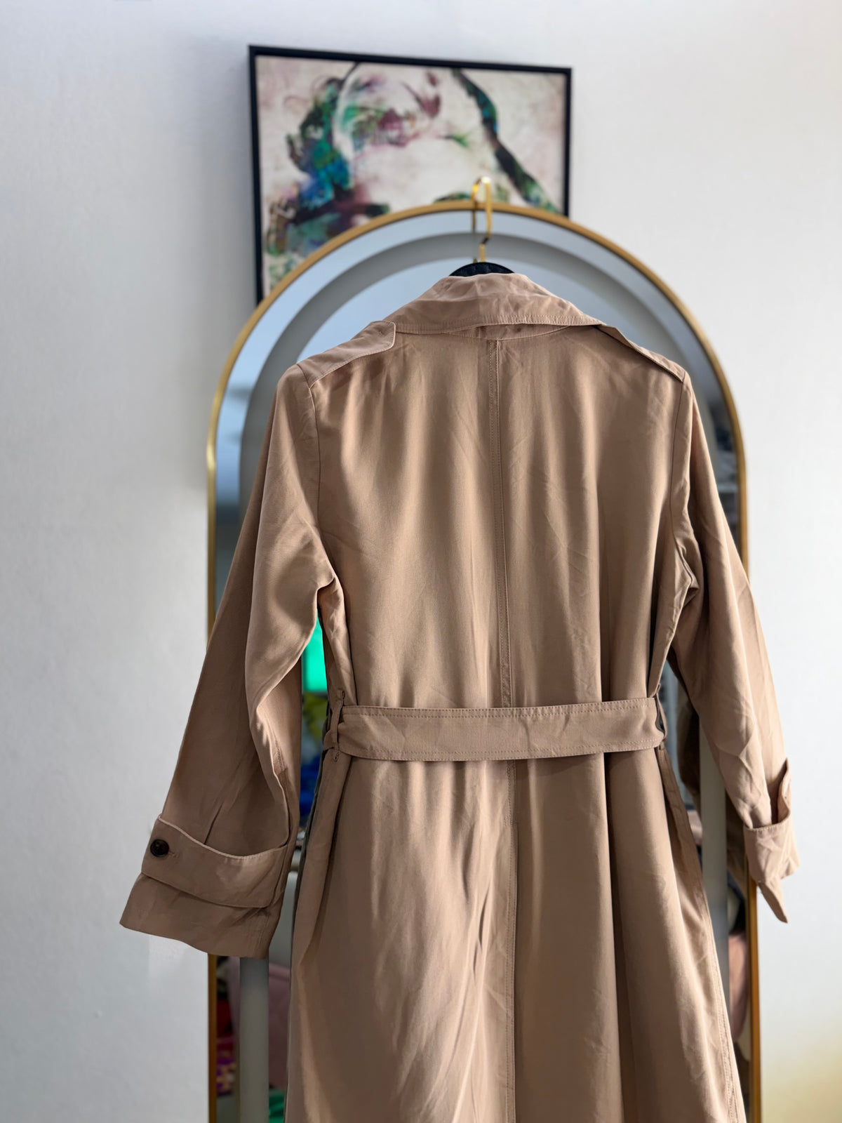 The Camel Classic Trench Coat