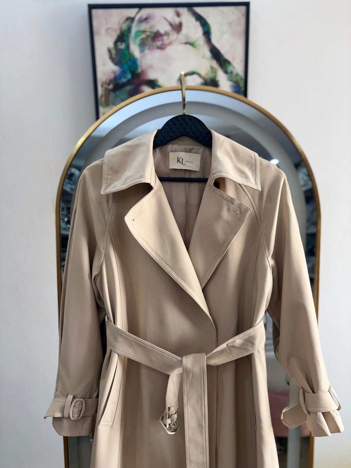 The Champagne Flow Trench Coat