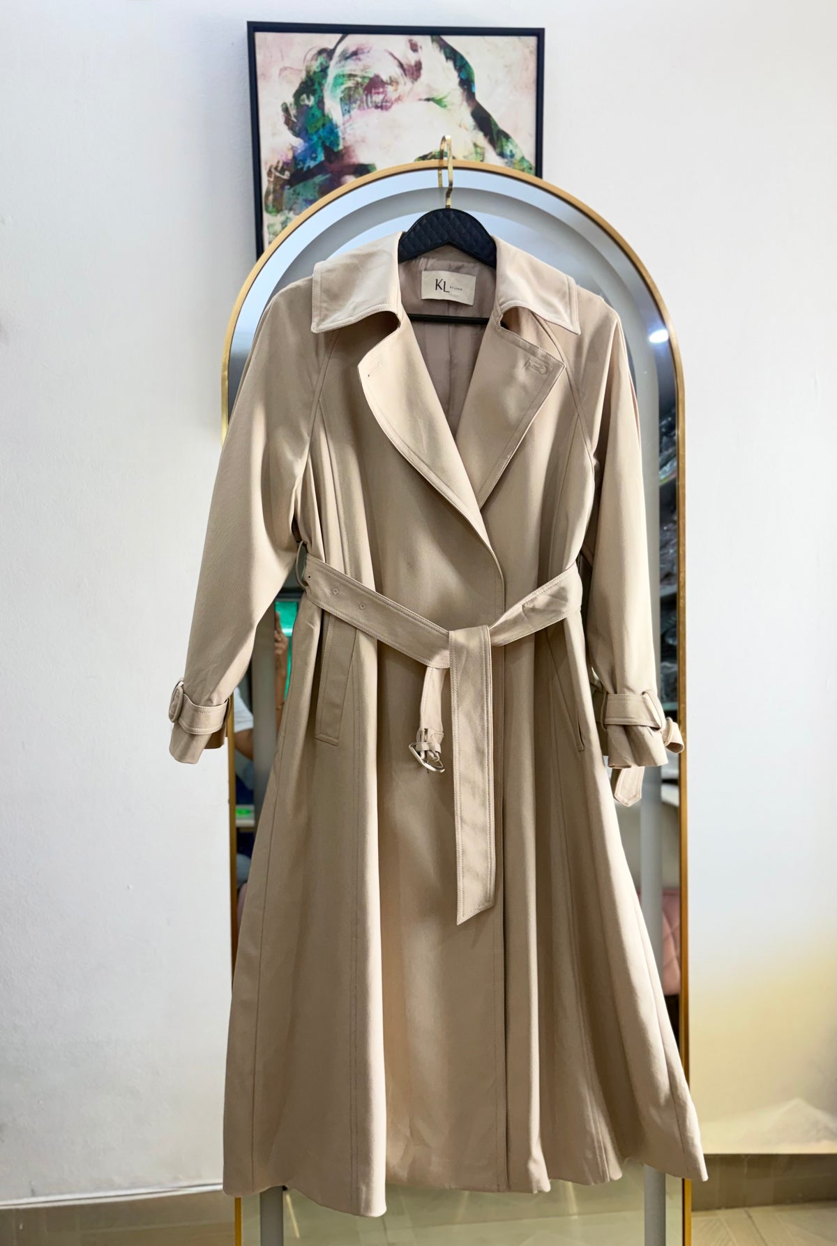 The Champagne Flow Trench Coat