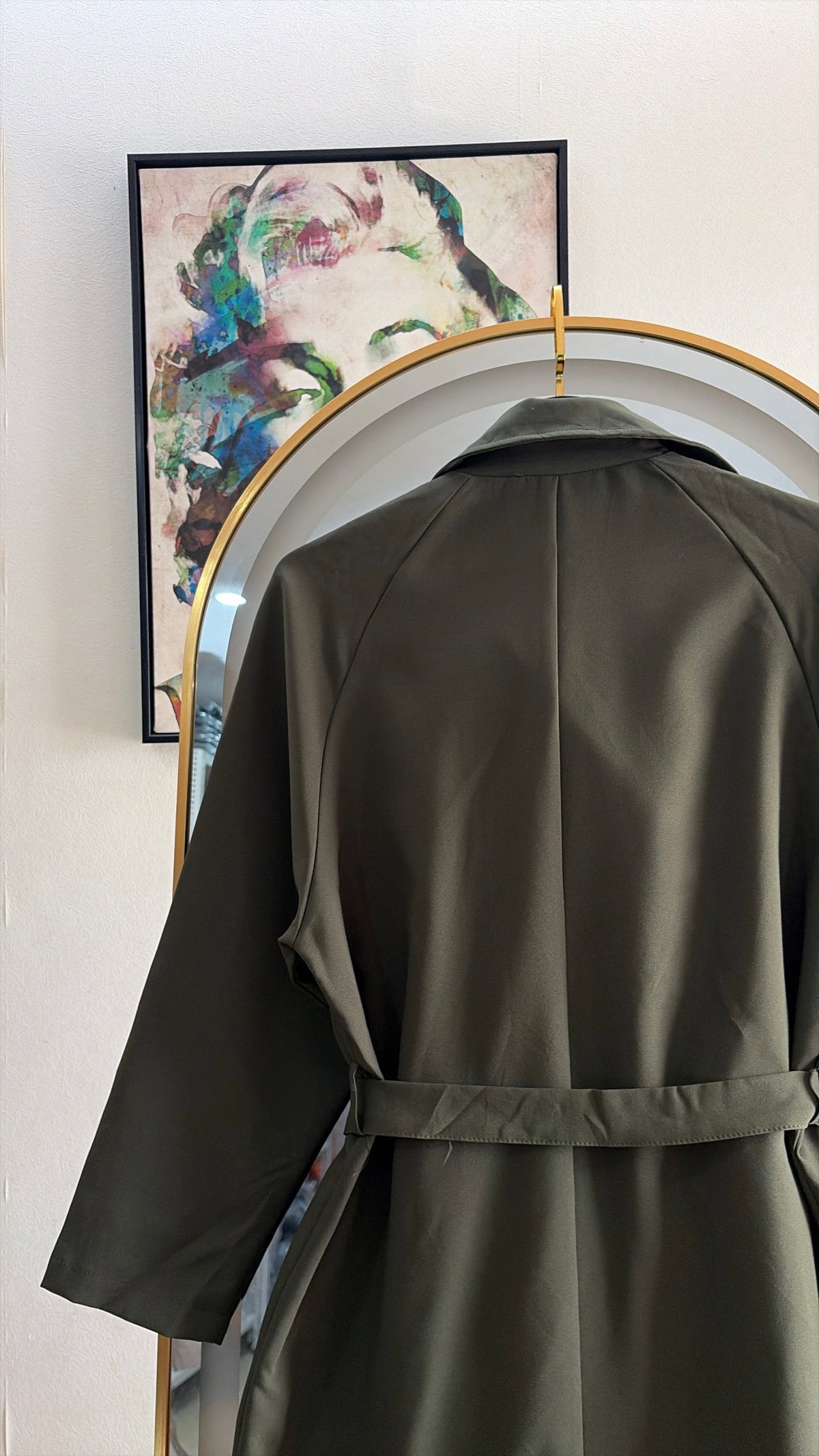 Olive Edit Trench Coat