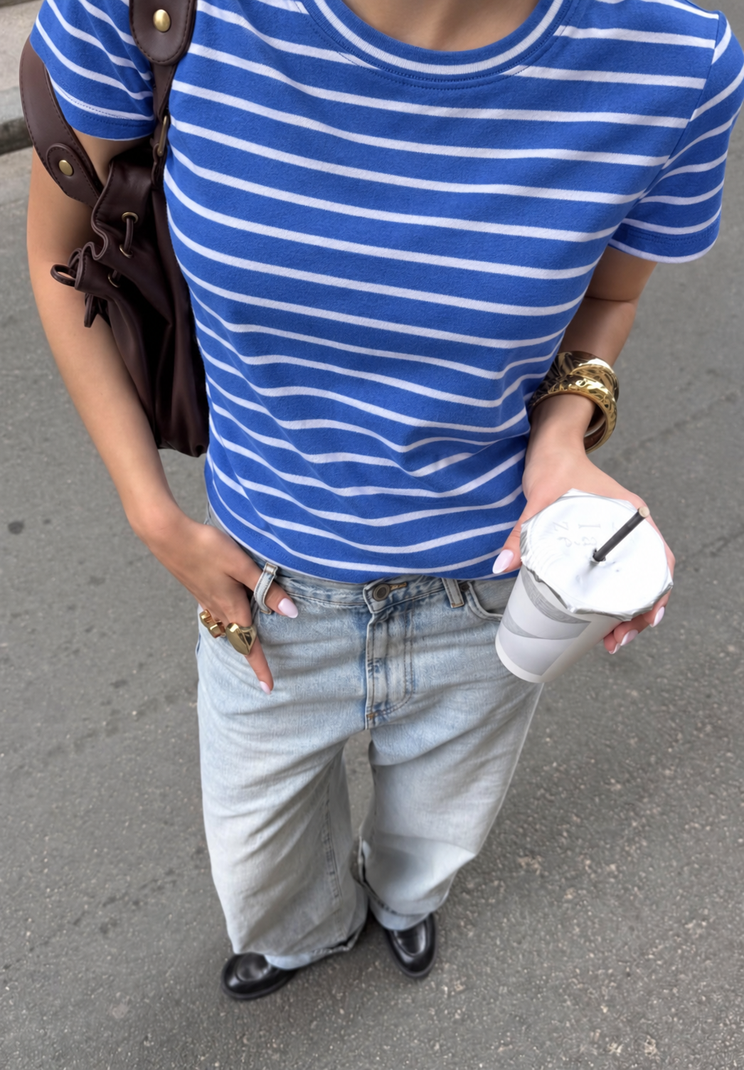 Off-Duty Stripes Tee