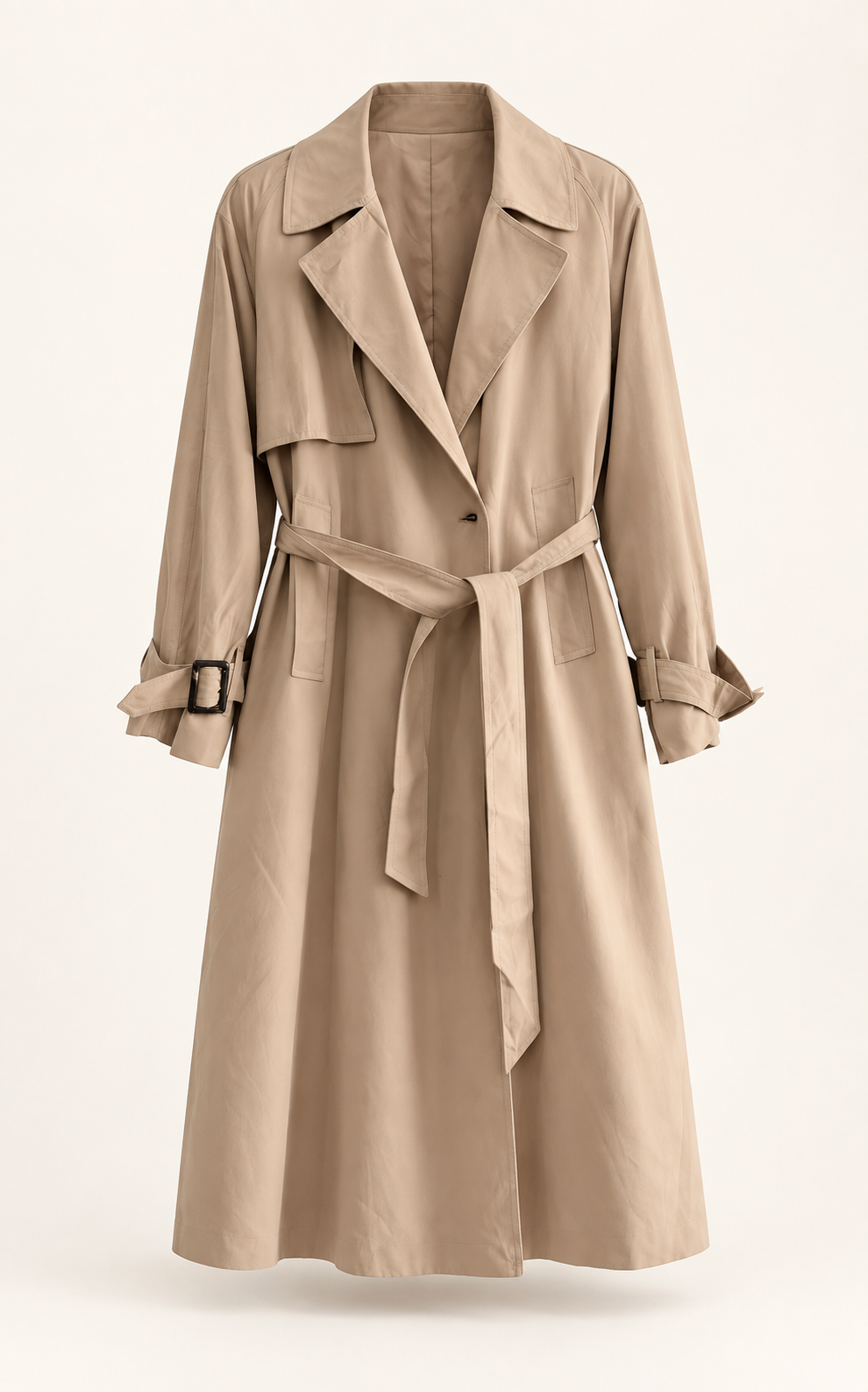 The Parisian Taupe Trench Coat