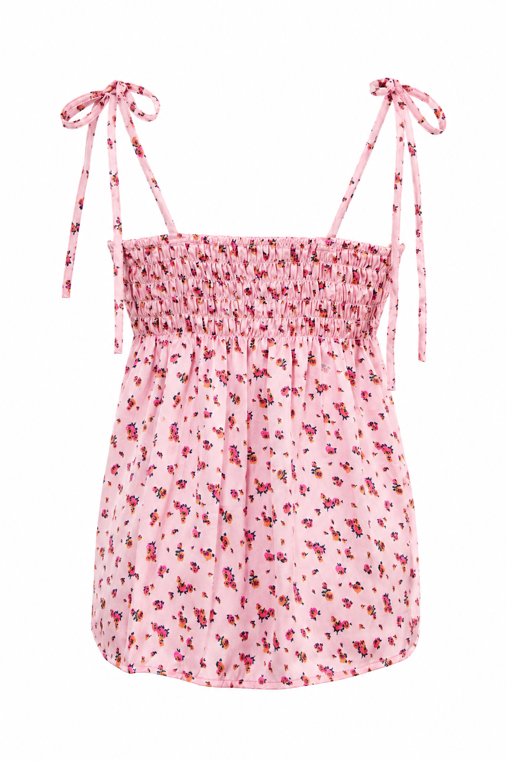 Blush Bloom Satin Top
