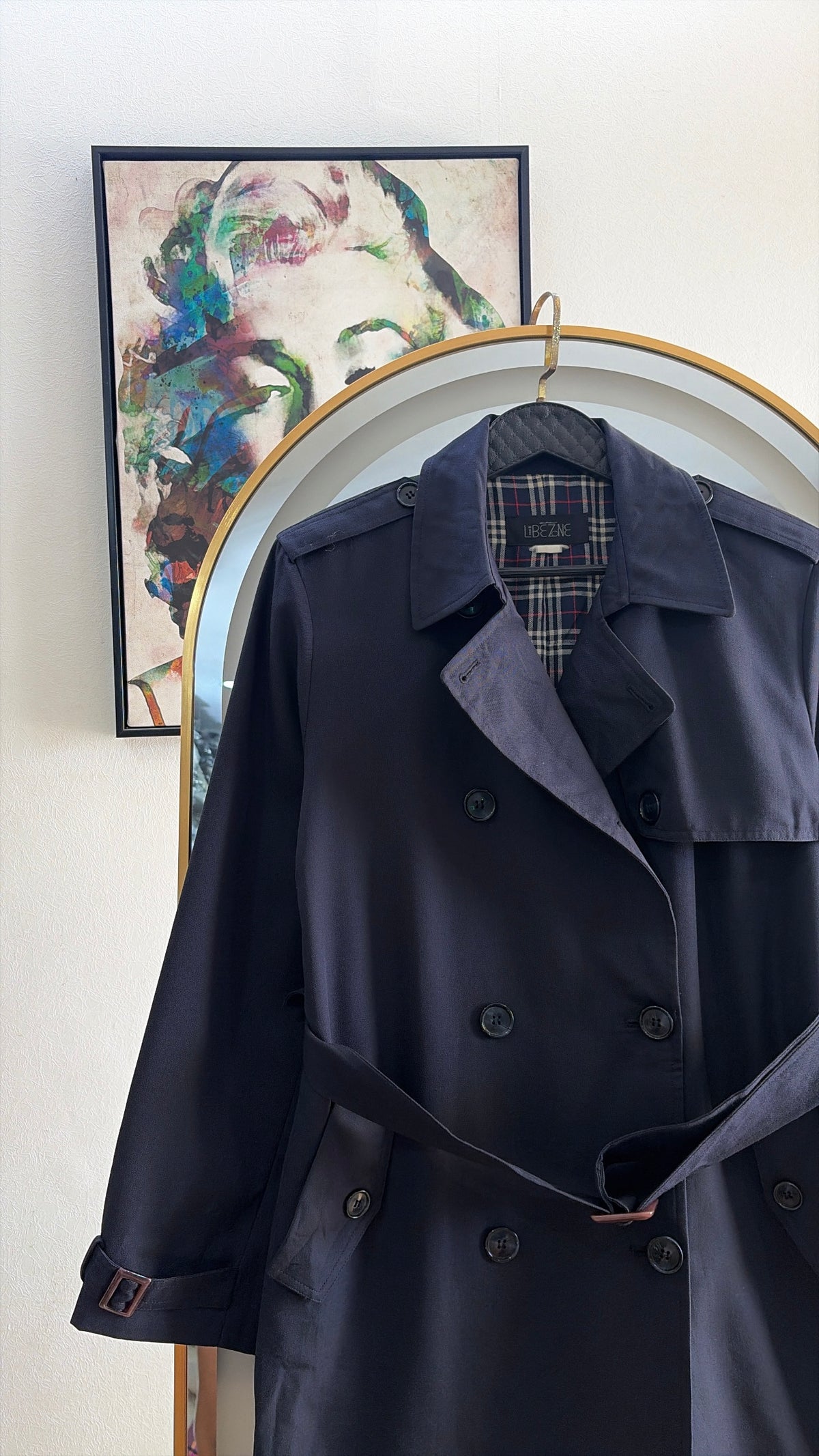 Navy Heritage Trench Coat