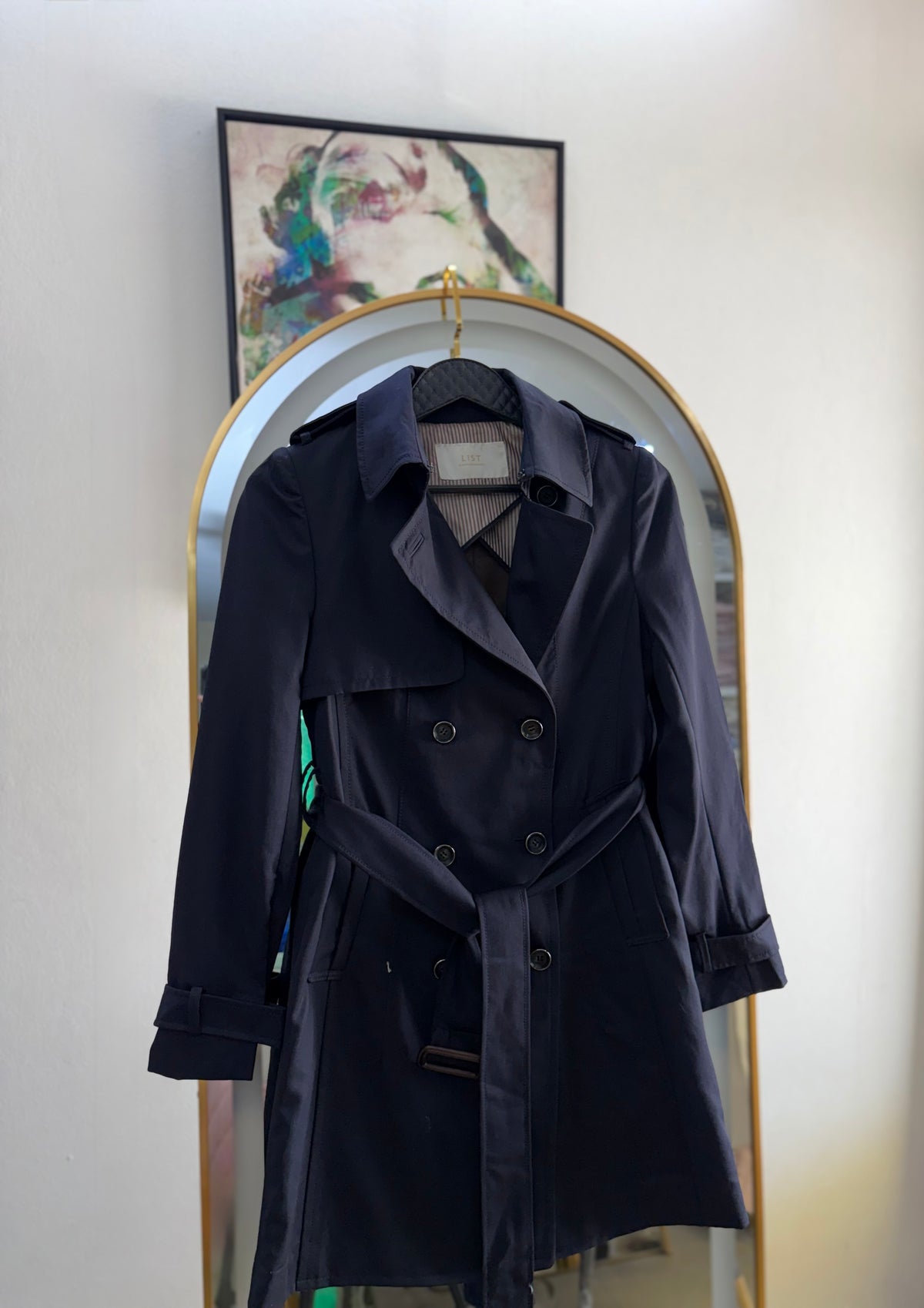 The Navy City Trench Coat