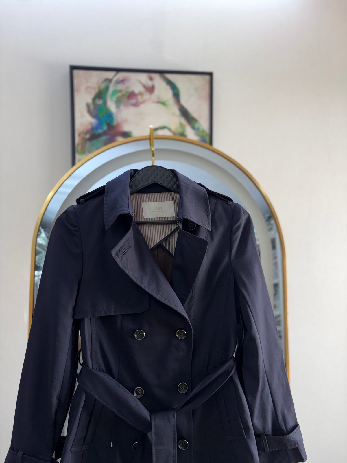 The Navy City Trench Coat