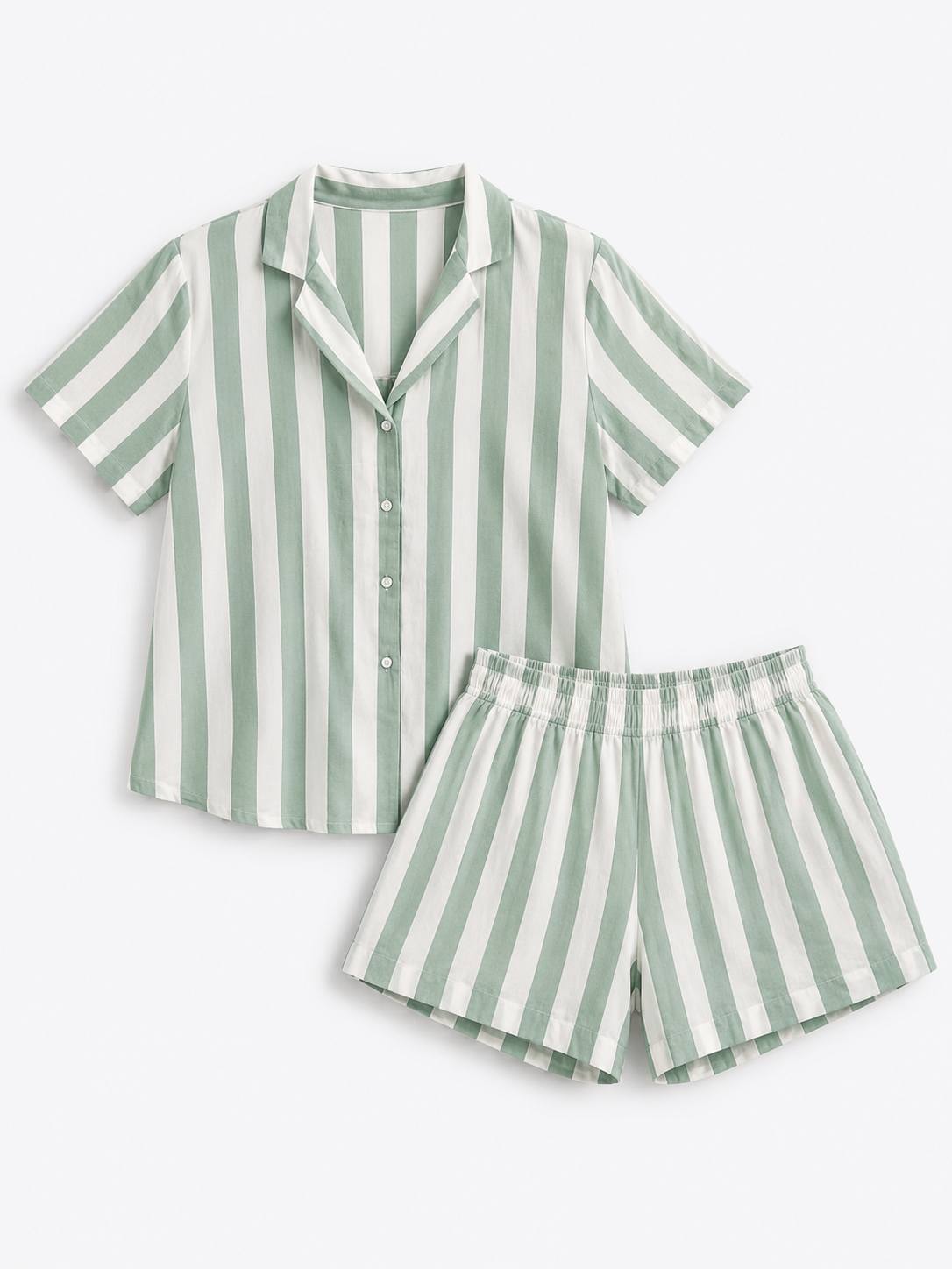 Mint Stripe Lounge Set