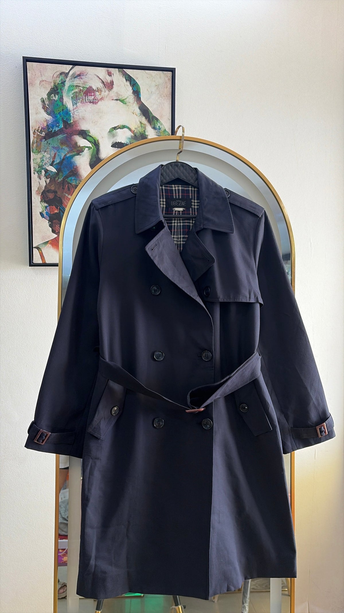 Navy Heritage Trench Coat