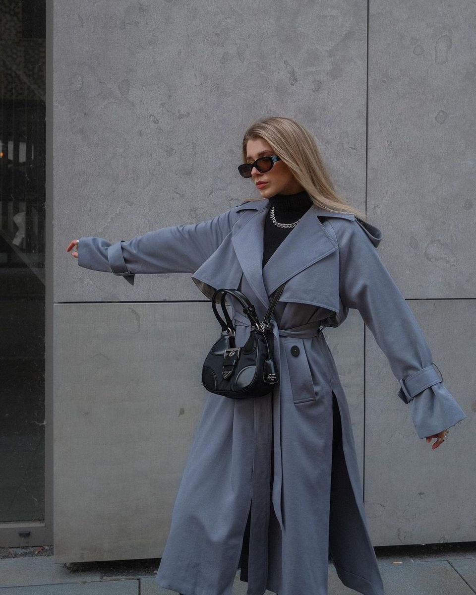 The Blue Mist Trench Coat