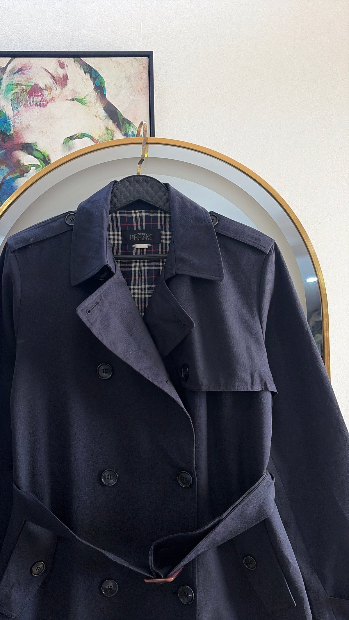 Navy Heritage Trench Coat