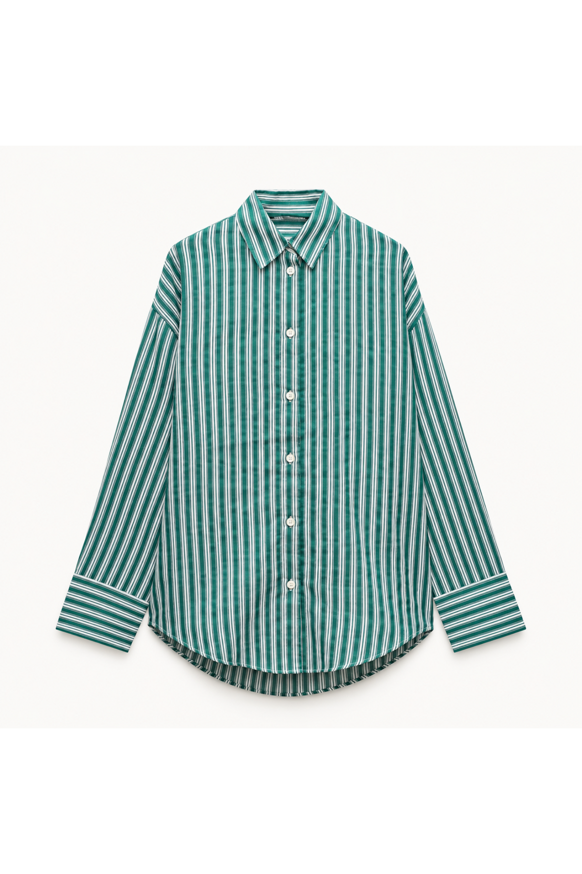 Oversized Linen-Cotton Shirt