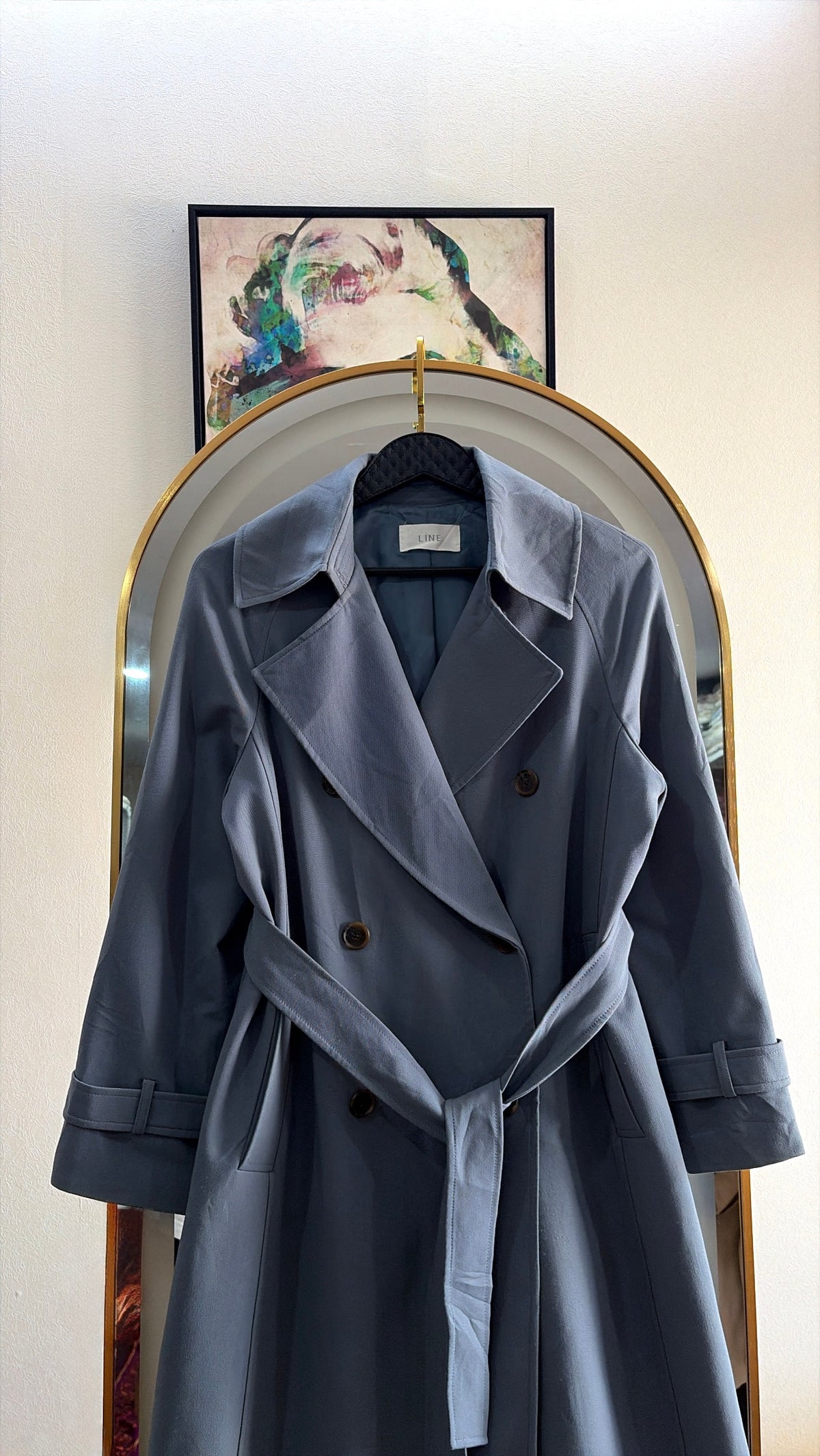 The Blue Mist Trench Coat