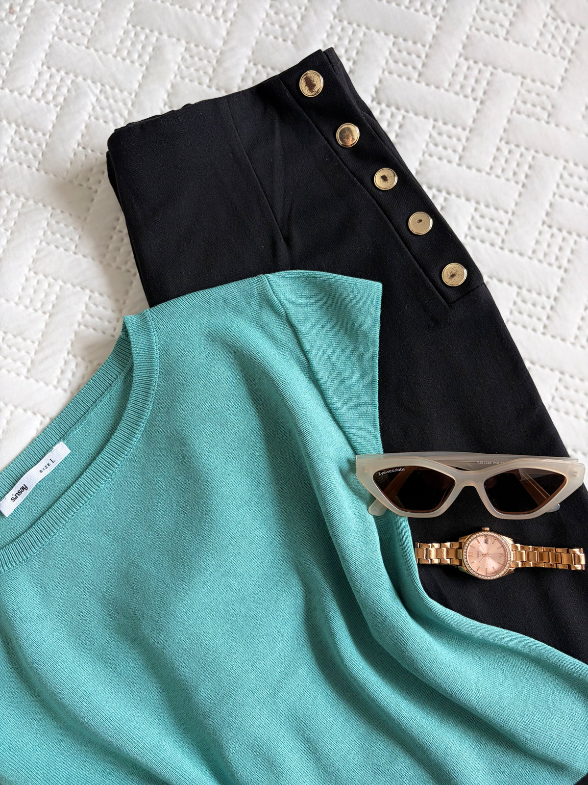 Aqua Muse Knit Top