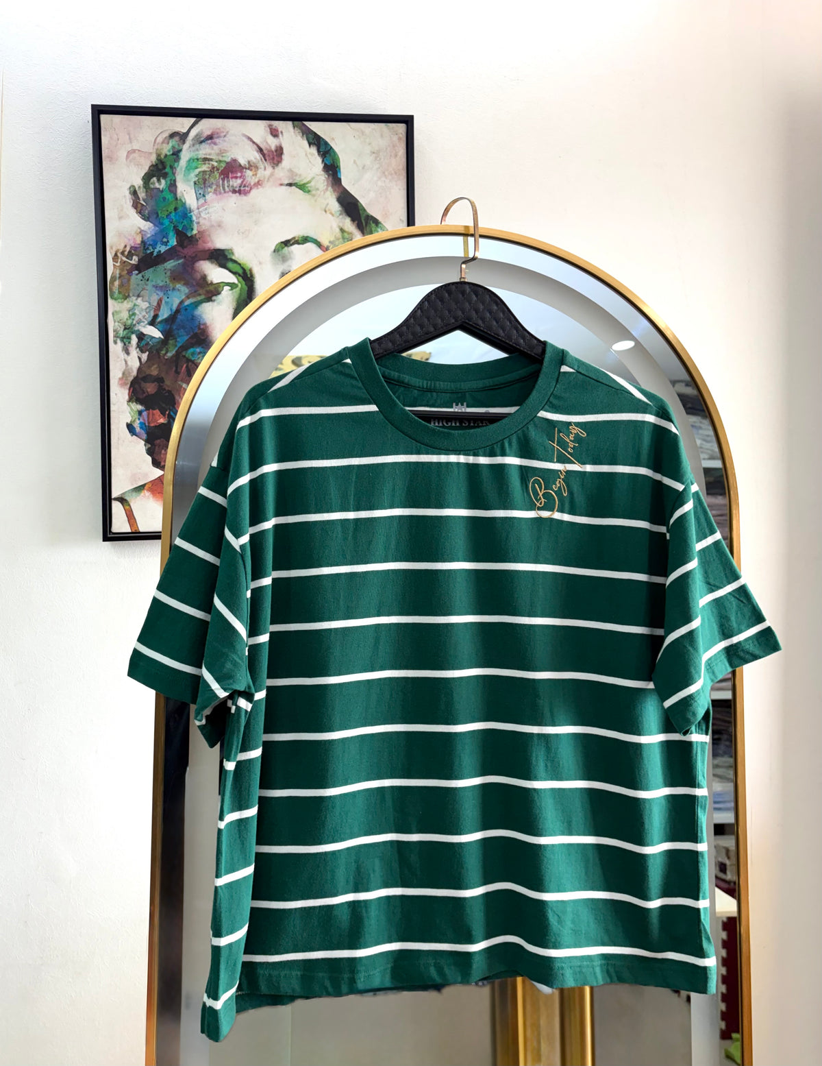 Stripe Oversized Tee