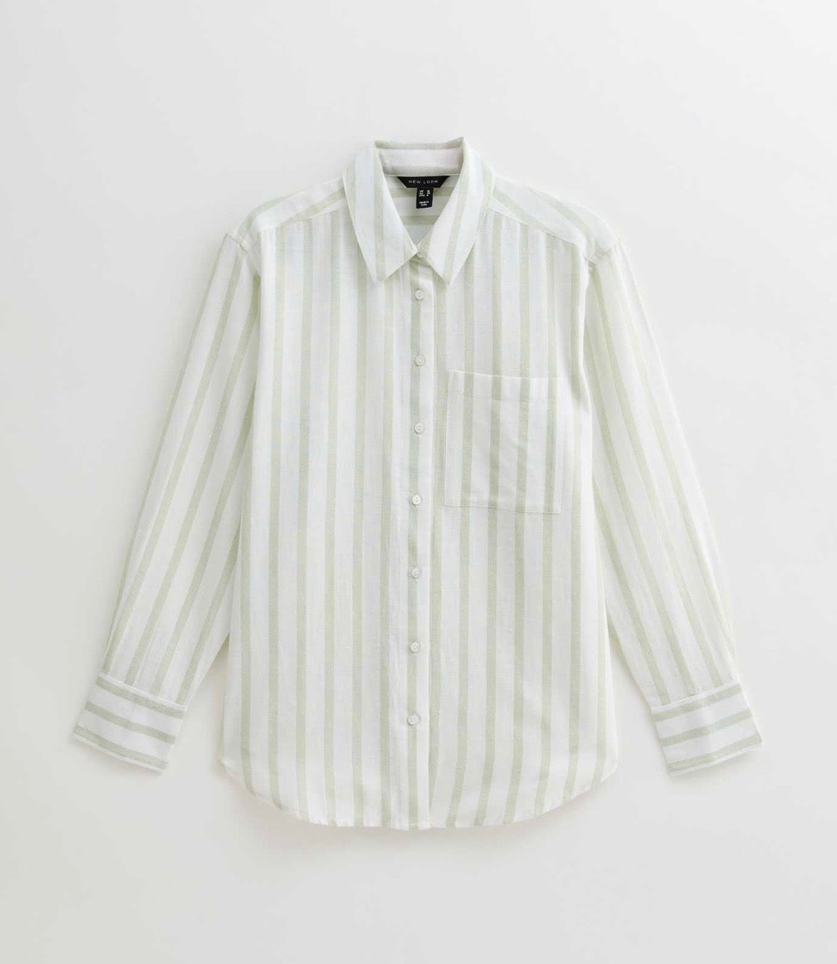 Soft Sage Pinstripe Shirt