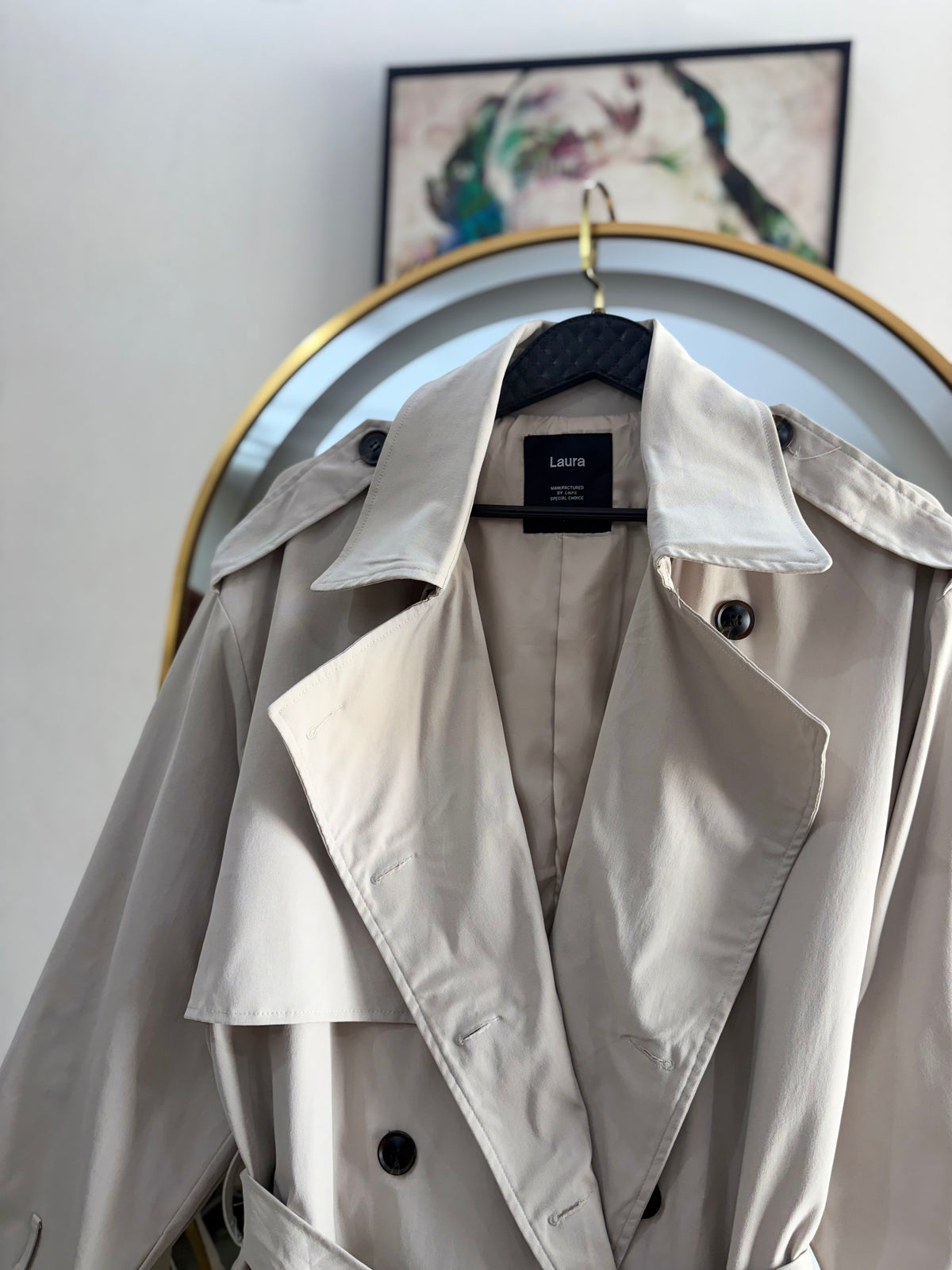 The Silver Stone Trench Coat