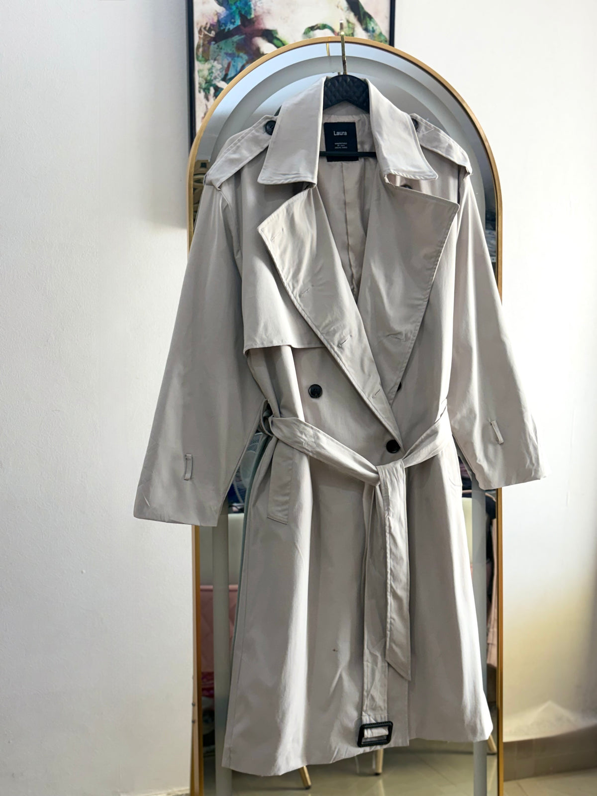 The Silver Stone Trench Coat