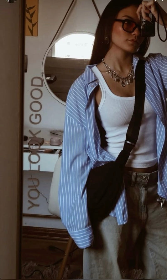 Blue Breeze Oversized Shirt