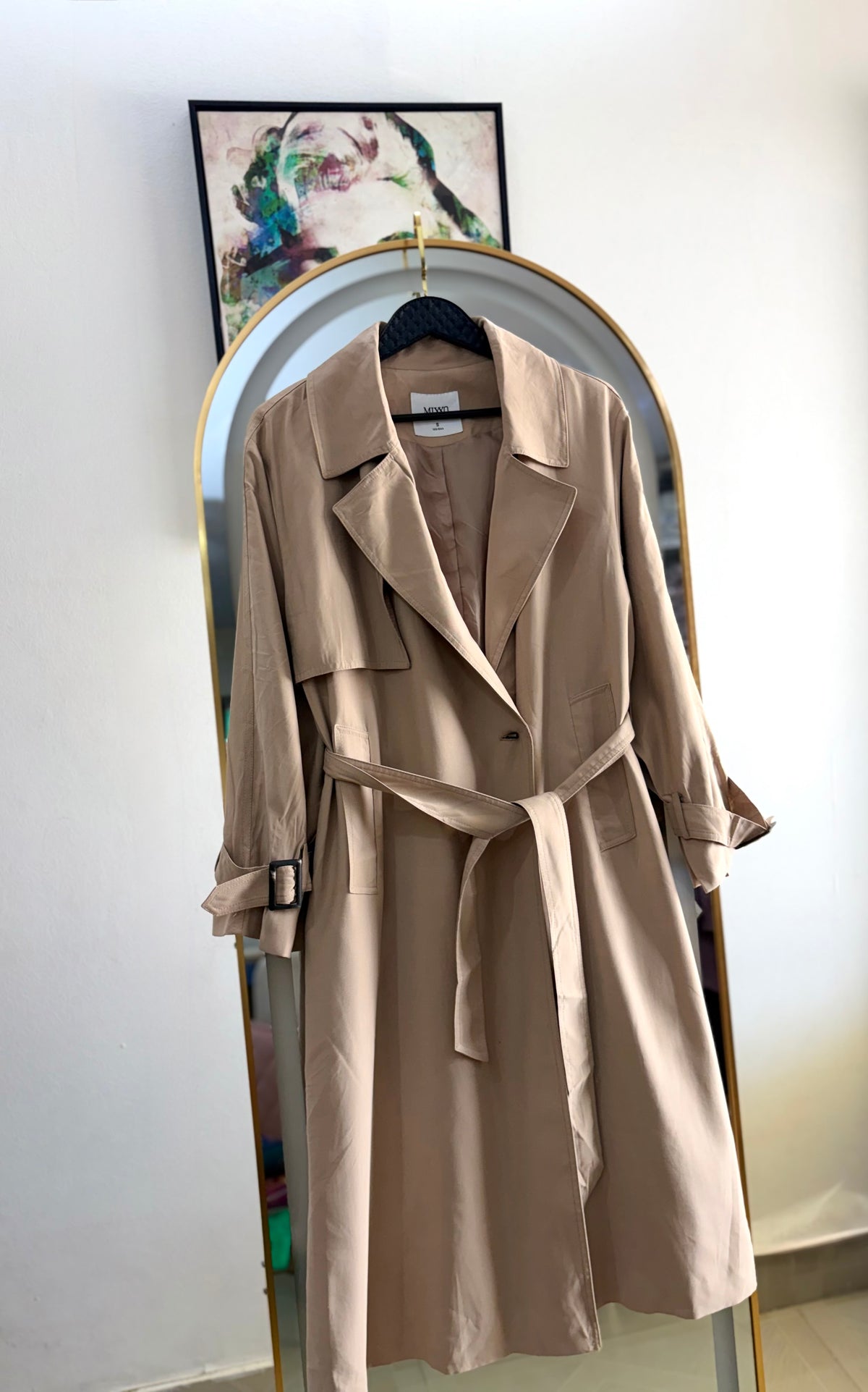 The Parisian Taupe Trench Coat