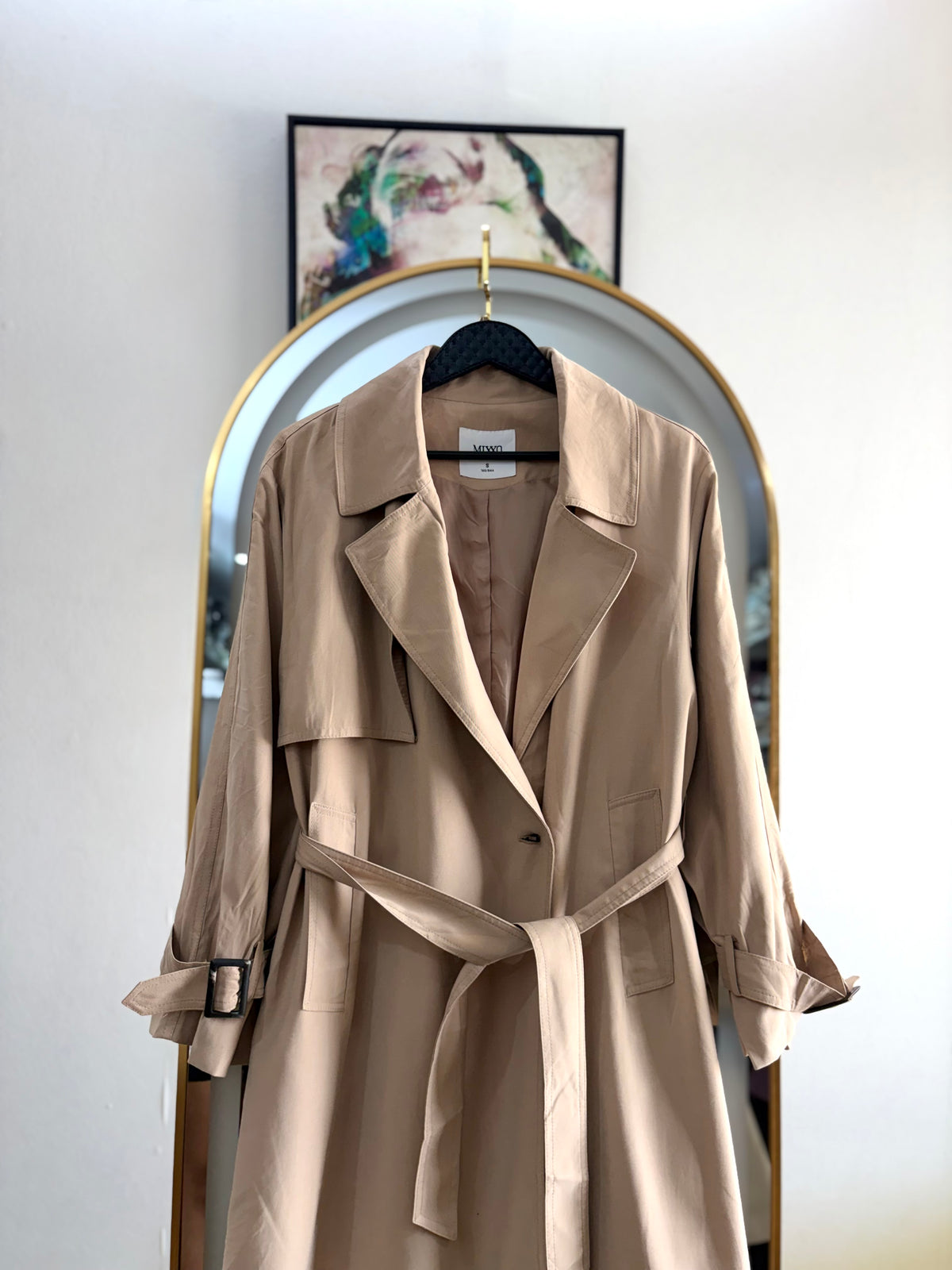 The Parisian Taupe Trench Coat