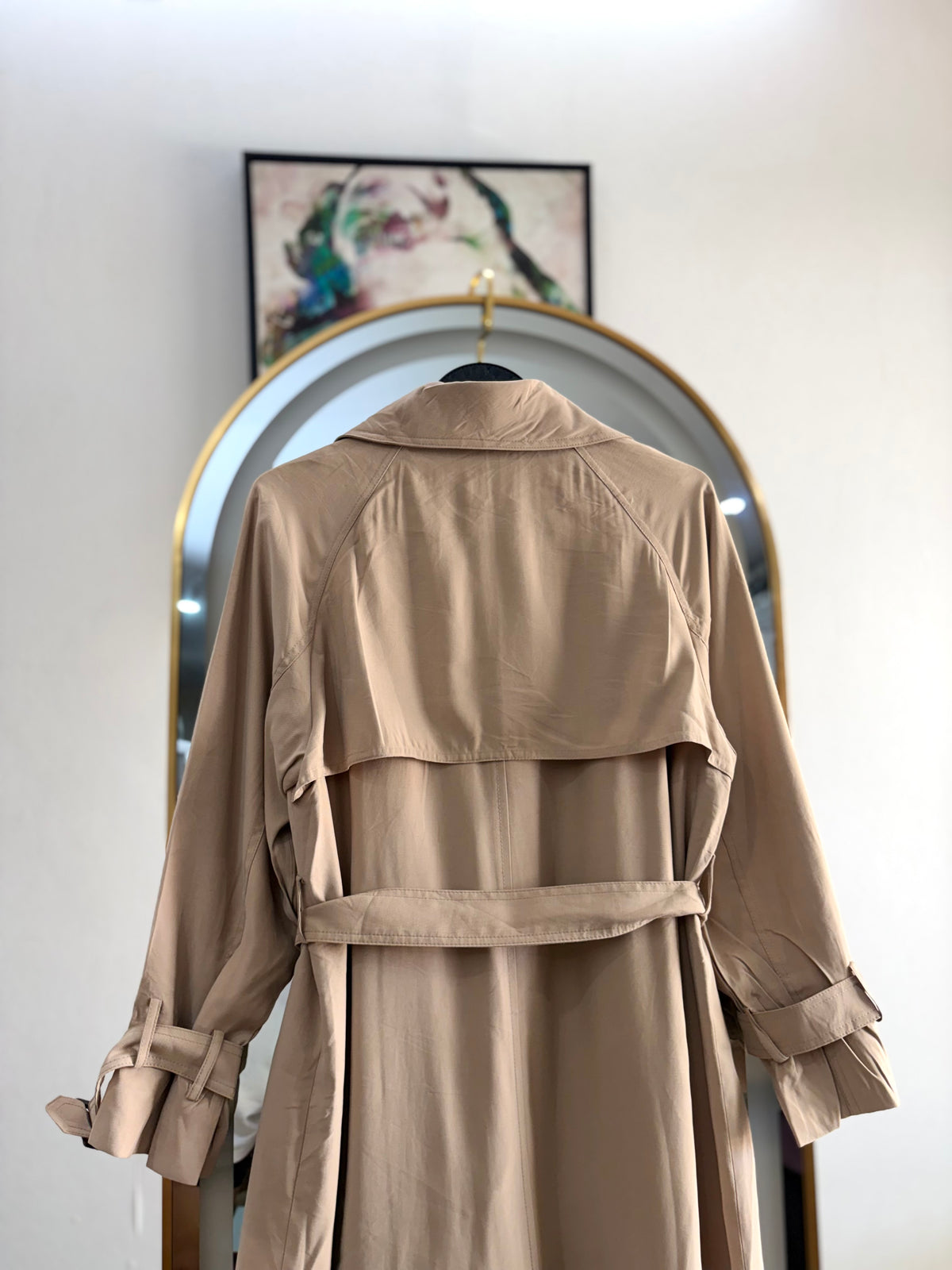The Parisian Taupe Trench Coat