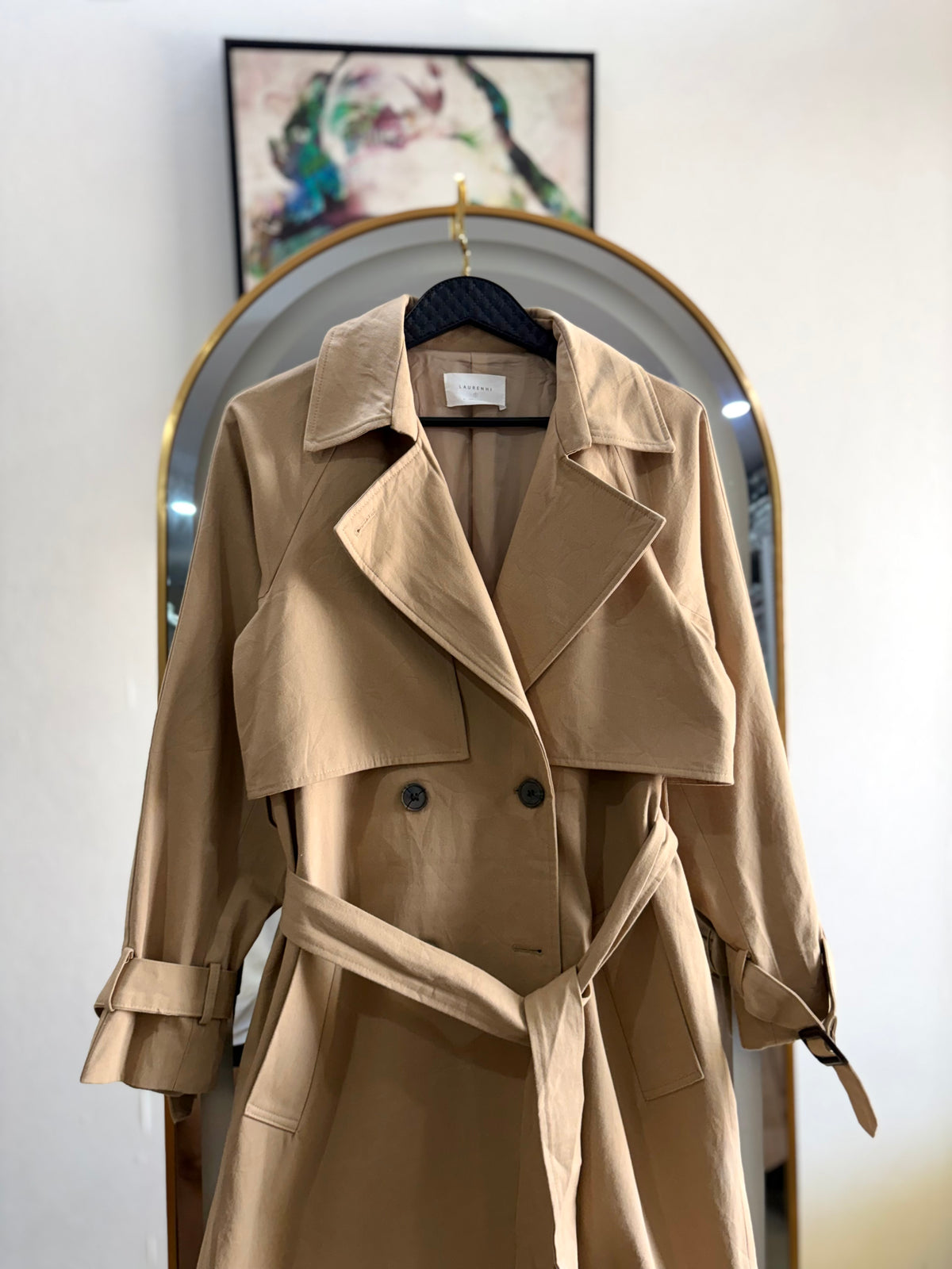 The Golden Camel Trench Coat
