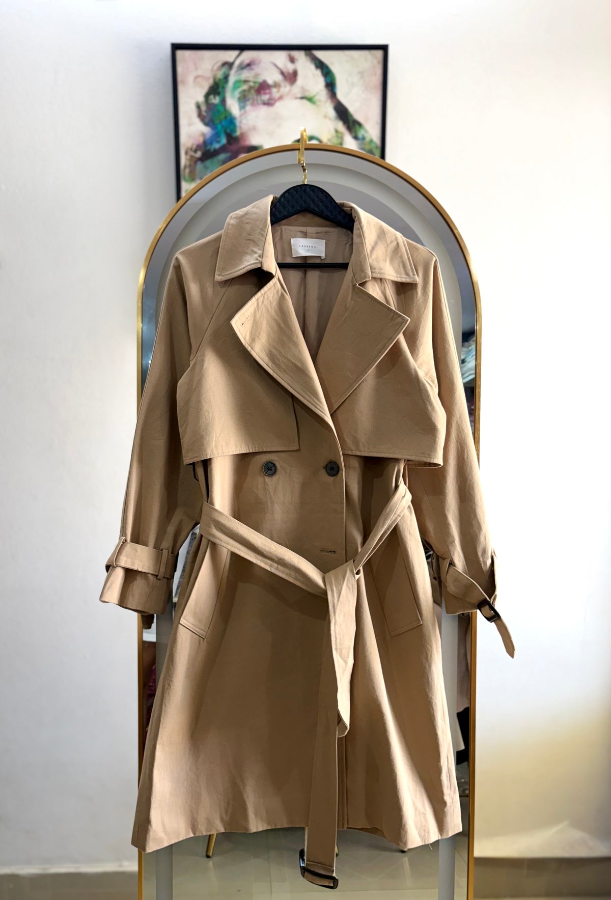 The Golden Camel Trench Coat
