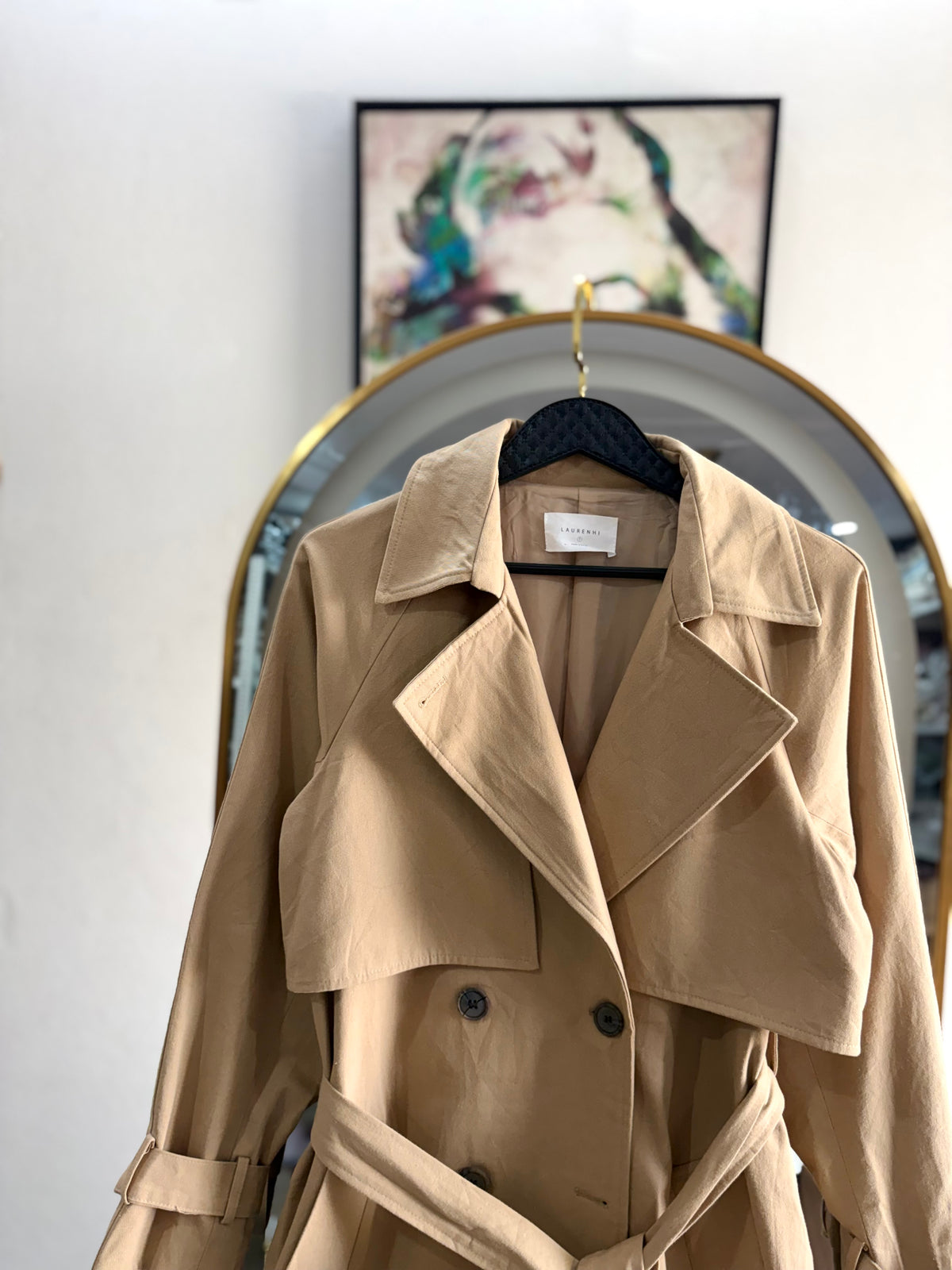 The Golden Camel Trench Coat