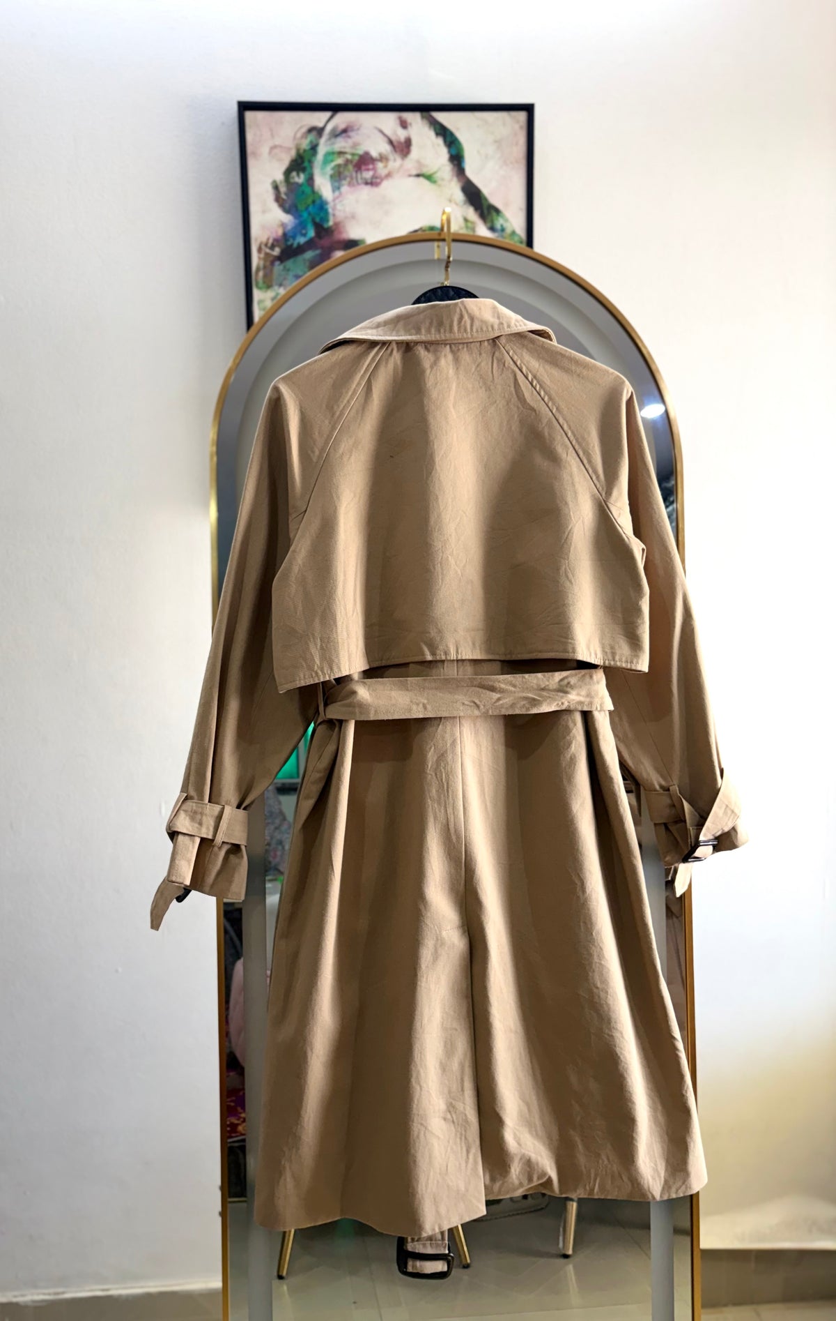 The Golden Camel Trench Coat