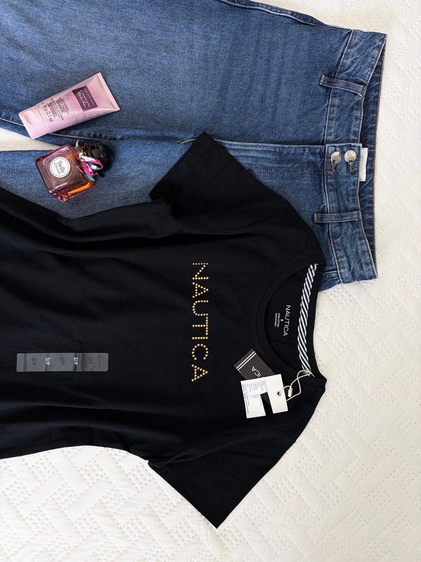 Black Glimmer T-Shirt