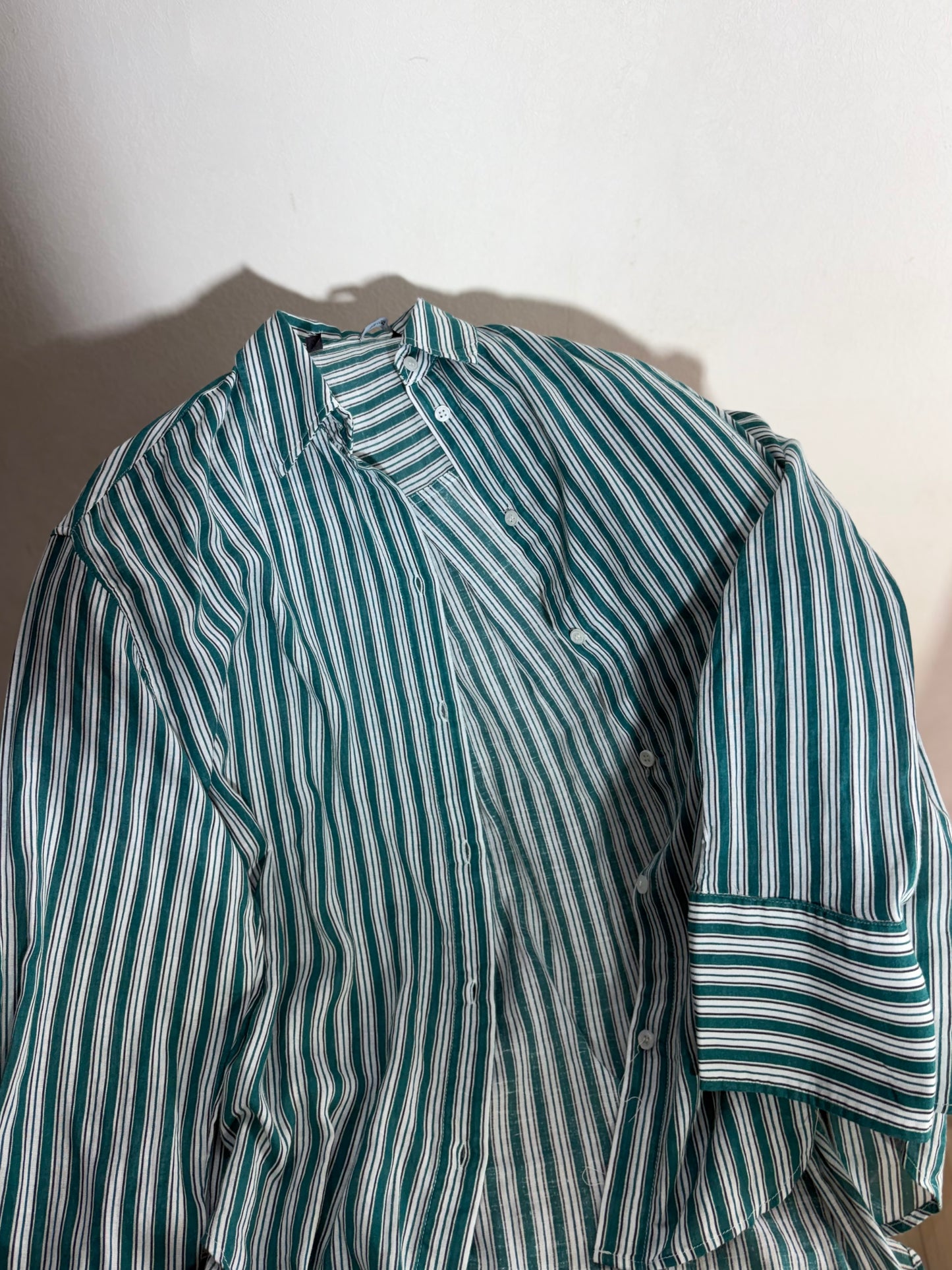 Oversized Linen-Cotton Shirt