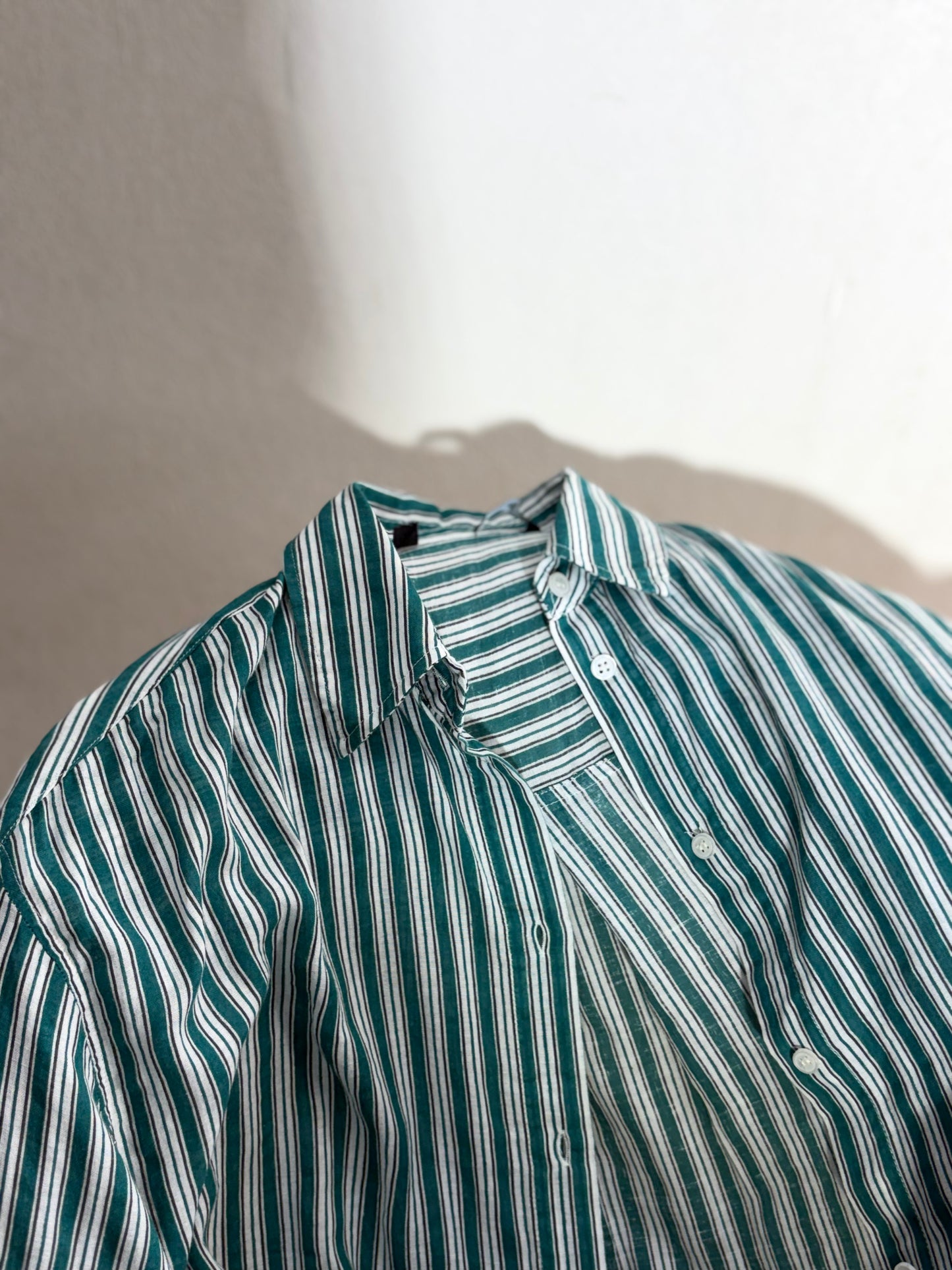 Oversized Linen-Cotton Shirt