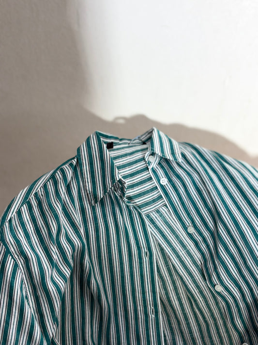 Oversized Linen-Cotton Shirt